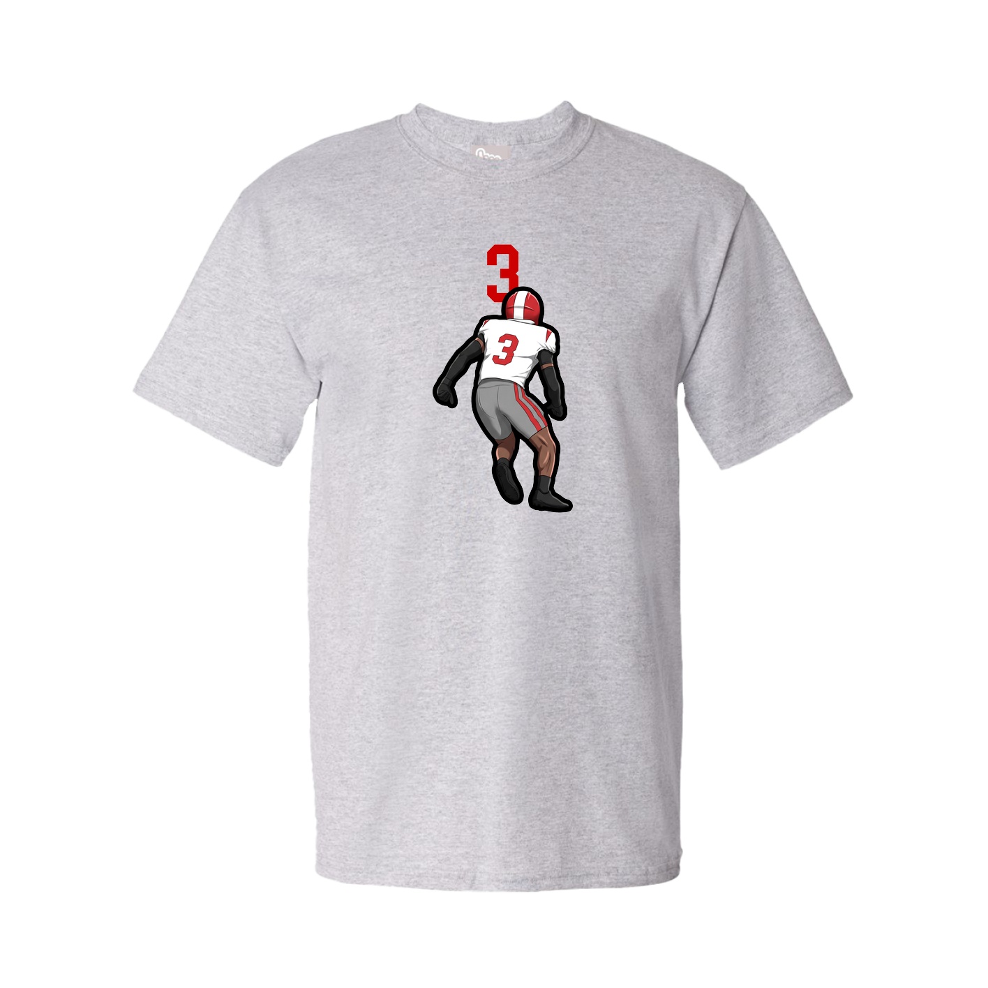Tee — Number Top in Grey