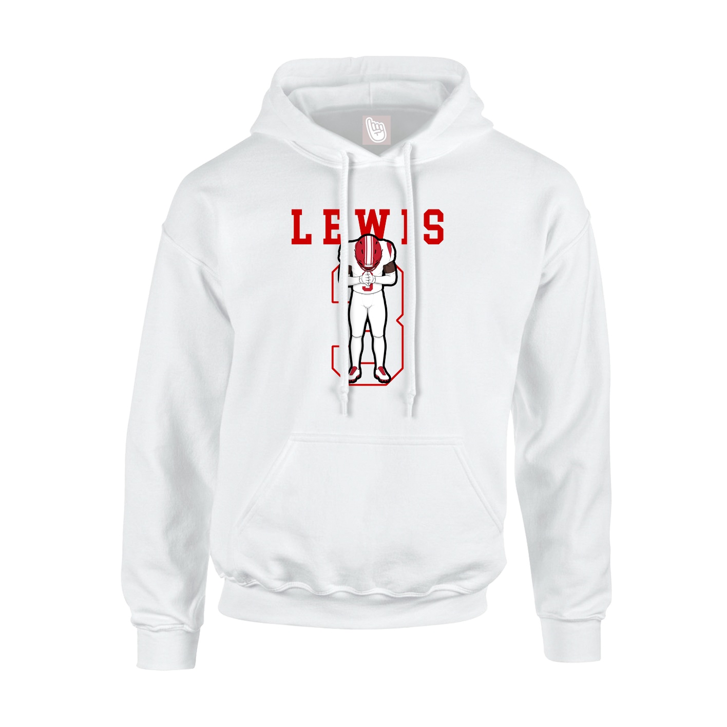 Hoodie — Shirsey in White
