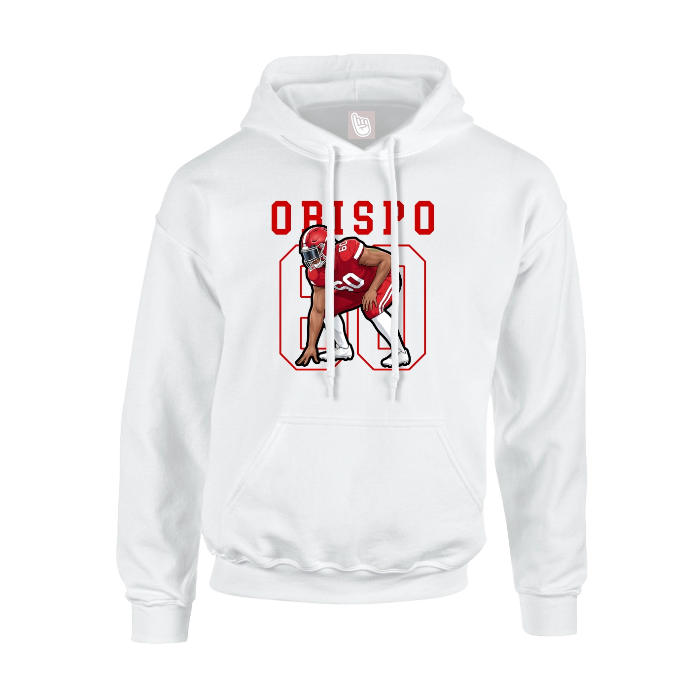 Hoodie — Shirsey in White