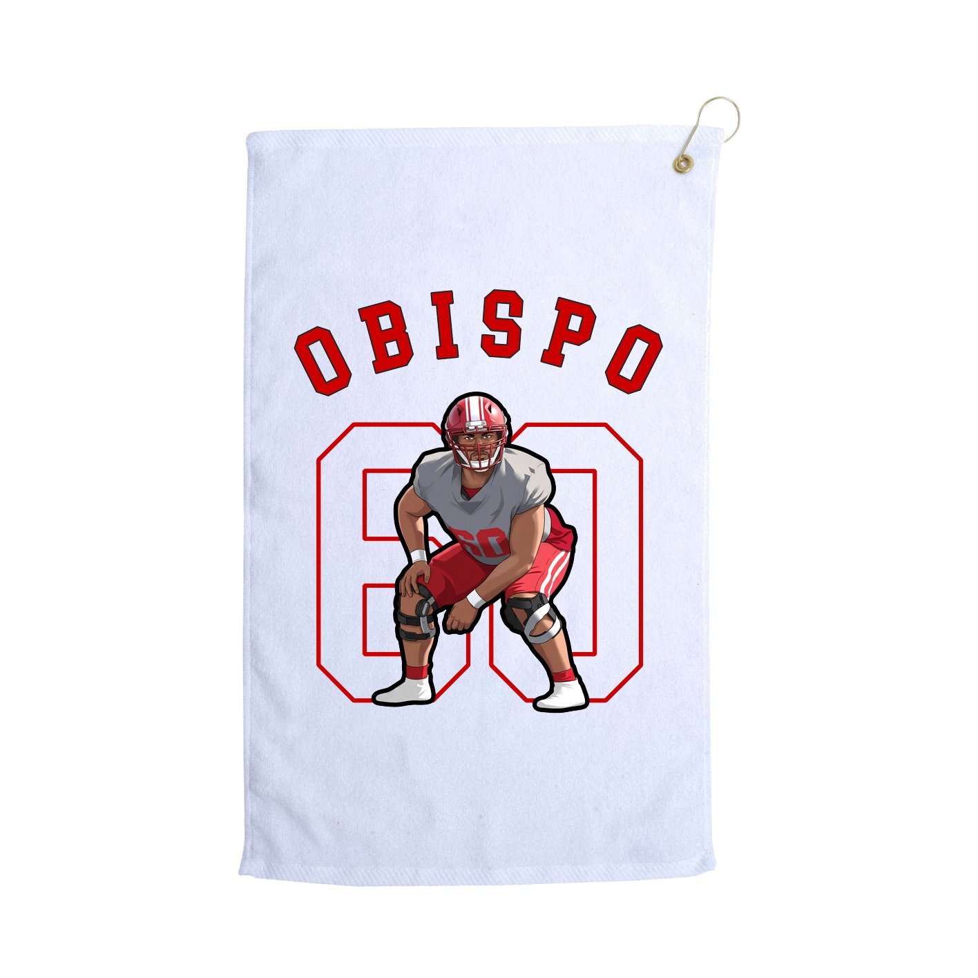 Golf Towel — Shirsey Arch in White