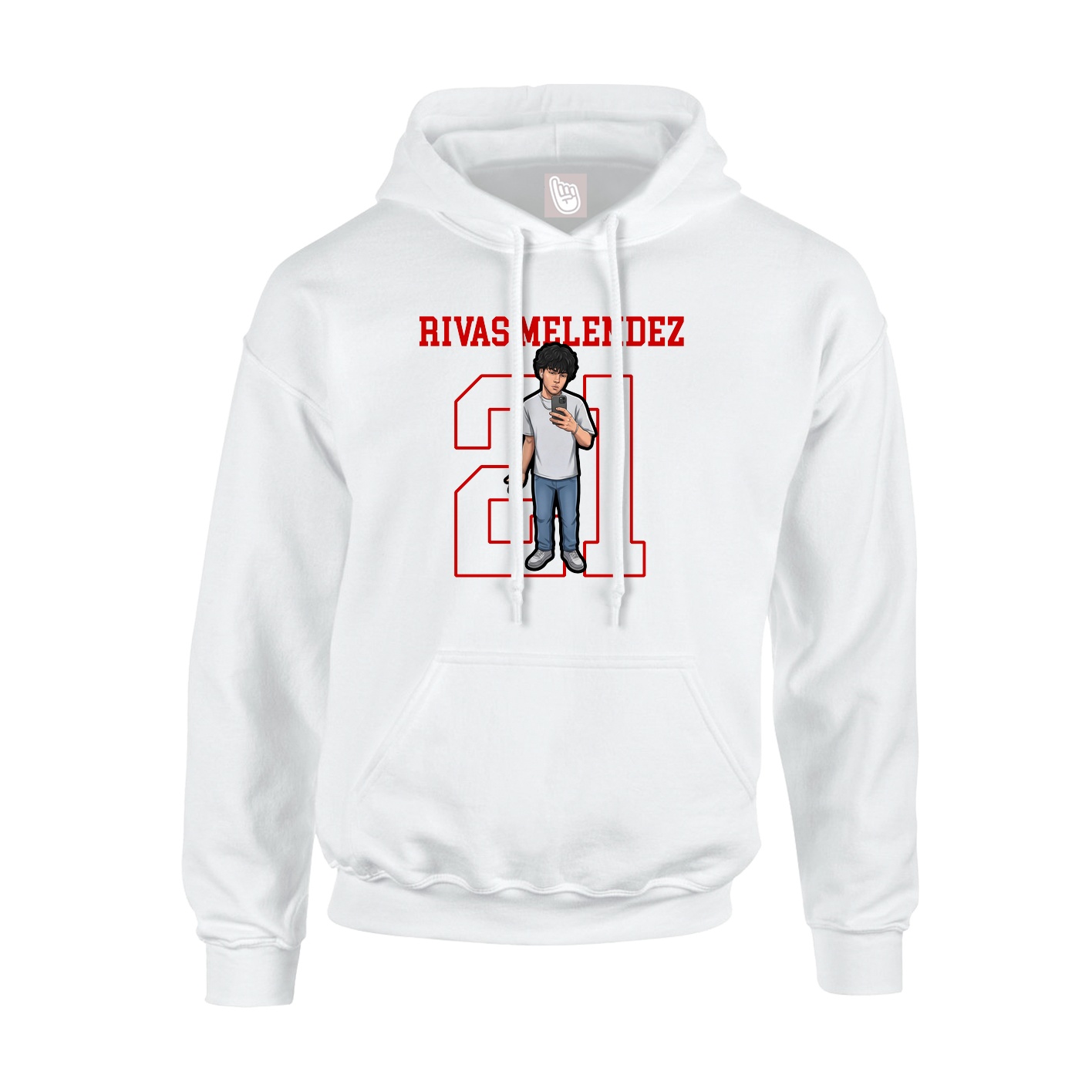 Youth Hoodie — Shirsey in White
