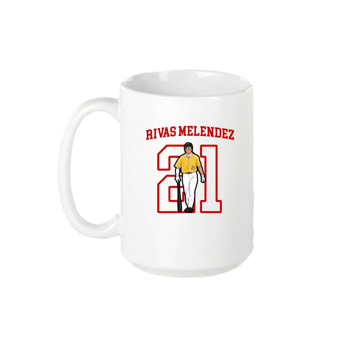 15oz Coffee Mug — Shirsey in White
