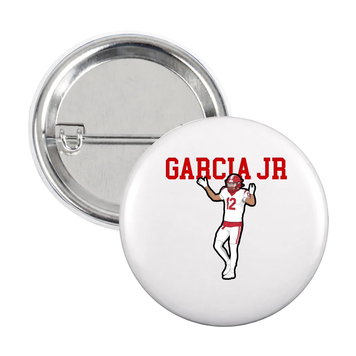 Game Day Button — Shirsey in White