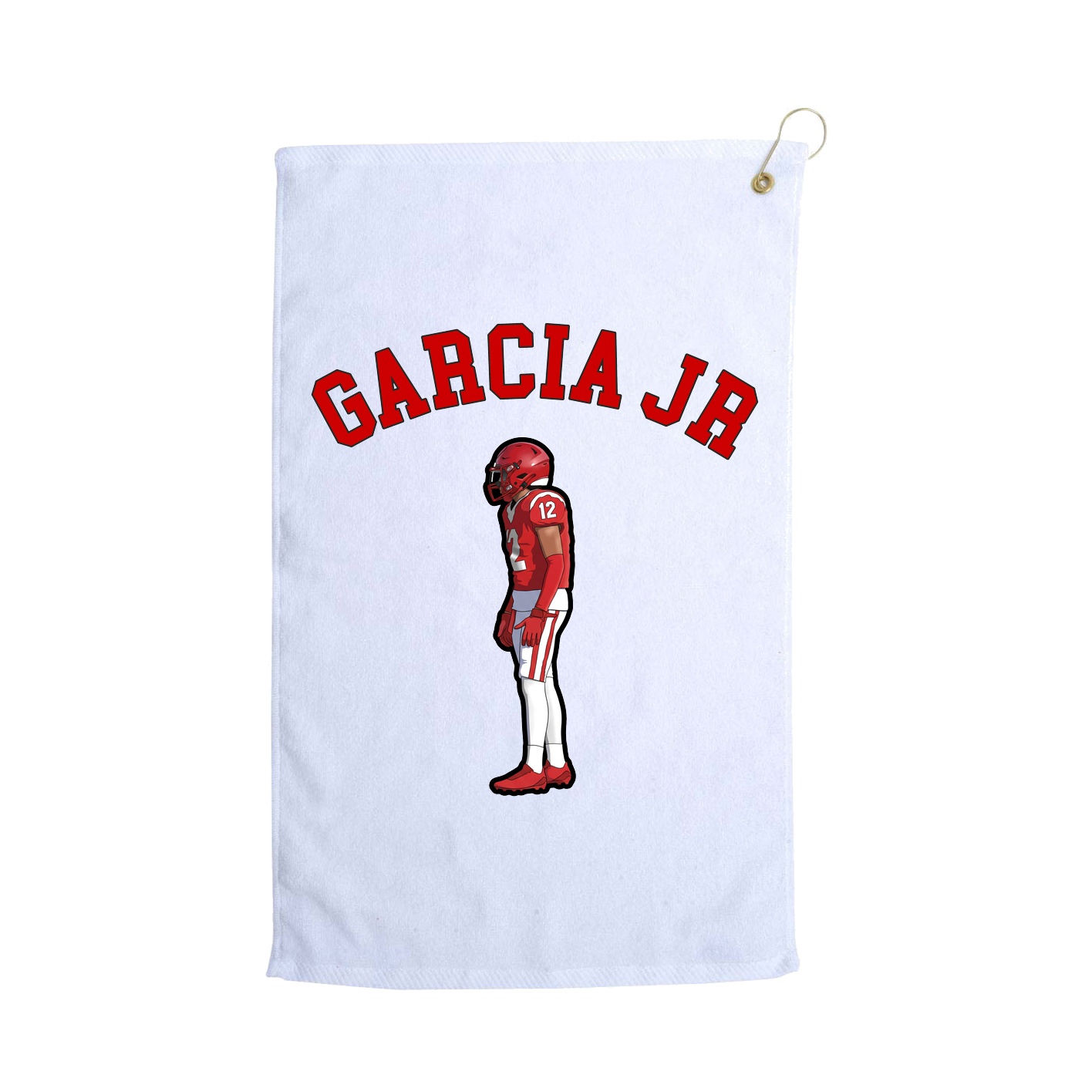 Golf Towel — Shirsey Arch in White
