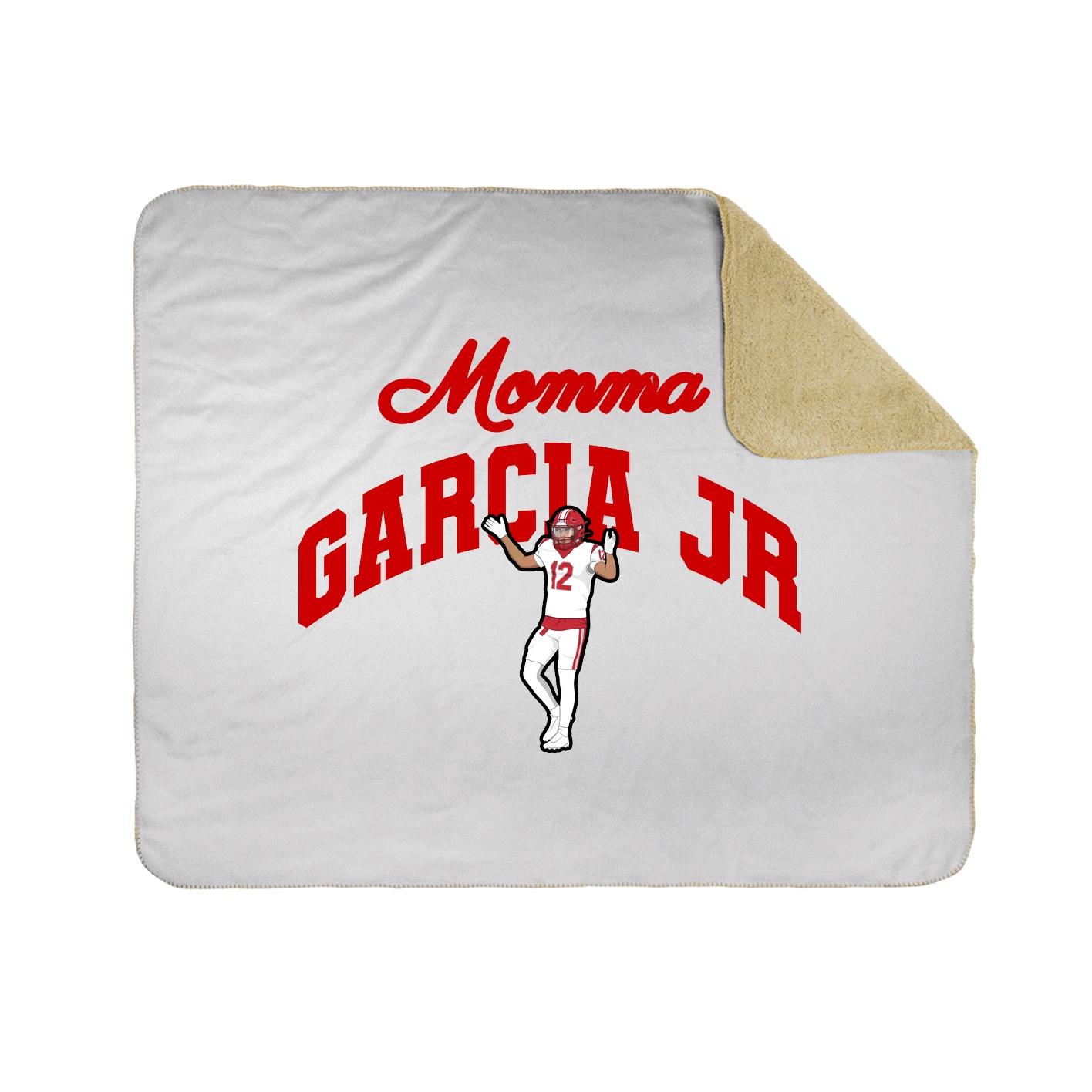 Throw Blanket — Mothers Day Arch in White