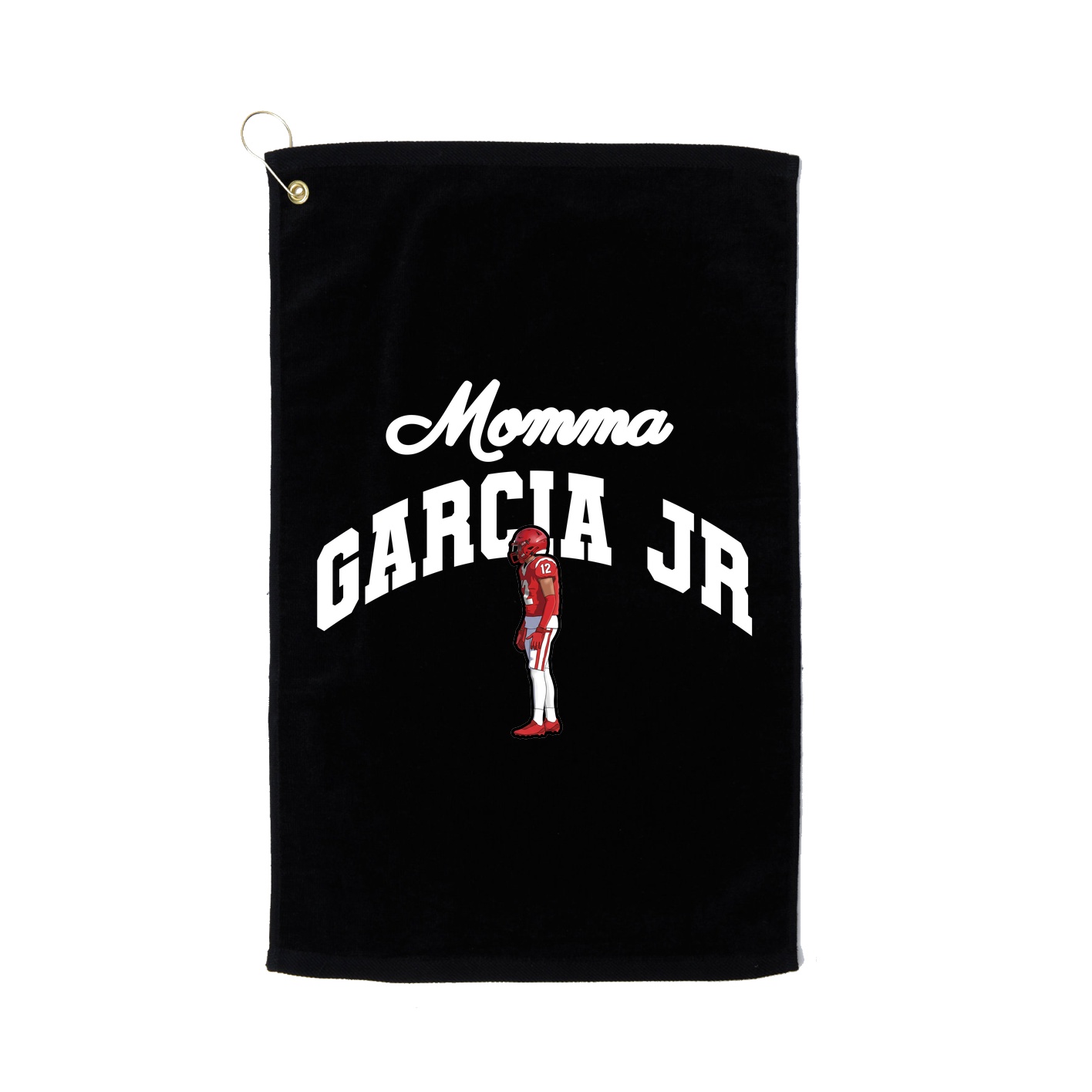 Golf Towel — Mothers Day Arch in Black