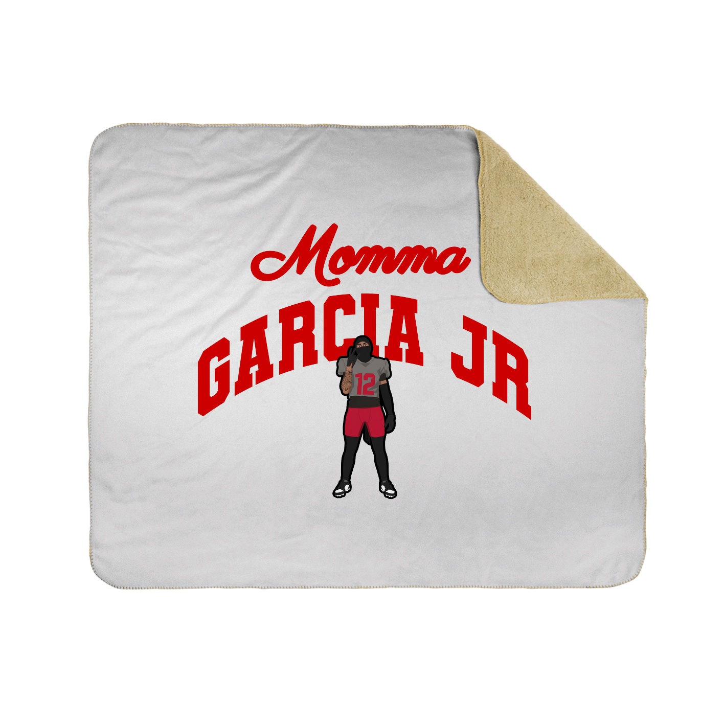 Throw Blanket — Mothers Day Arch in White