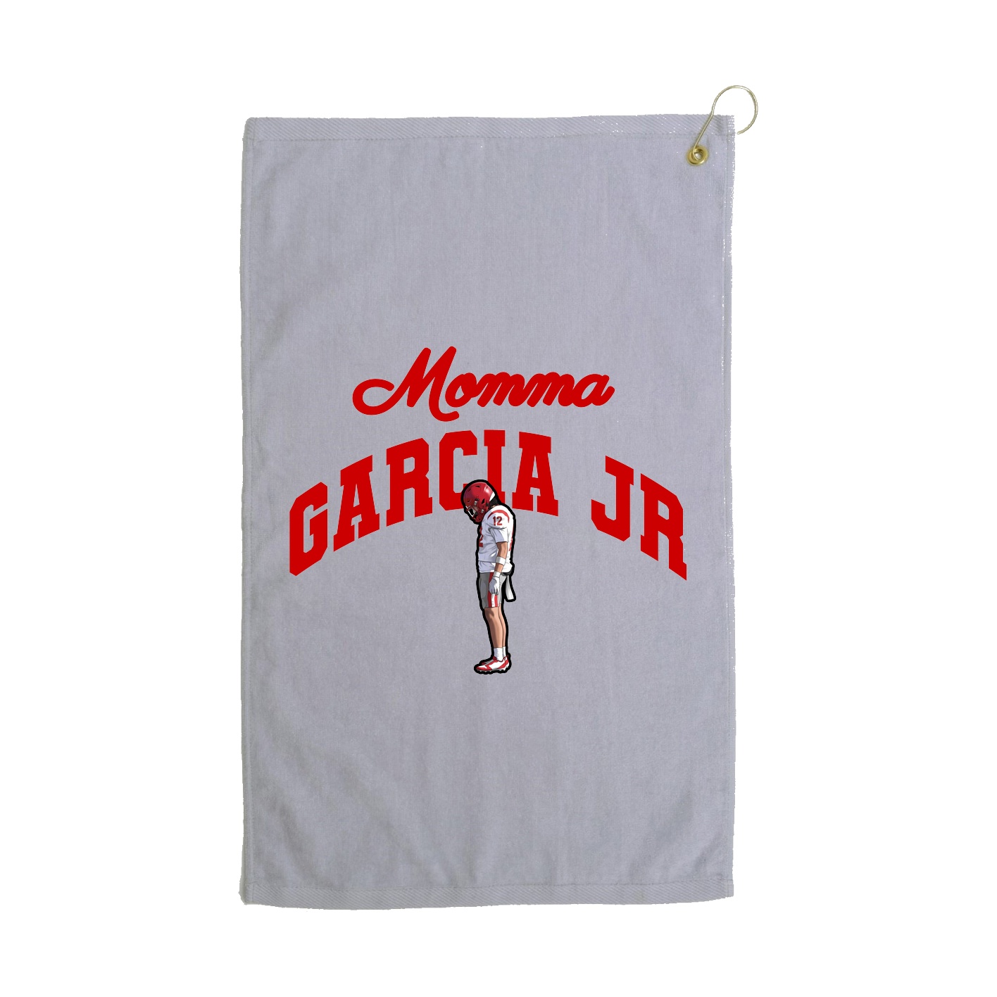 Golf Towel — Mothers Day Arch in Grey