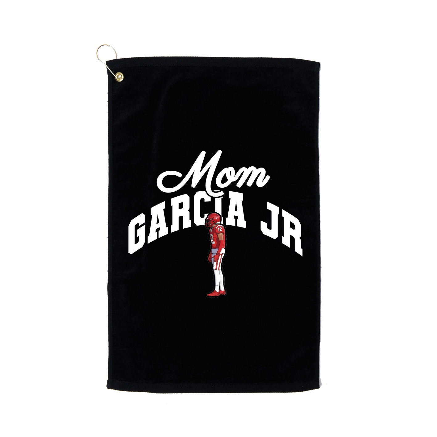 Golf Towel — Mothers Day Arch in Black