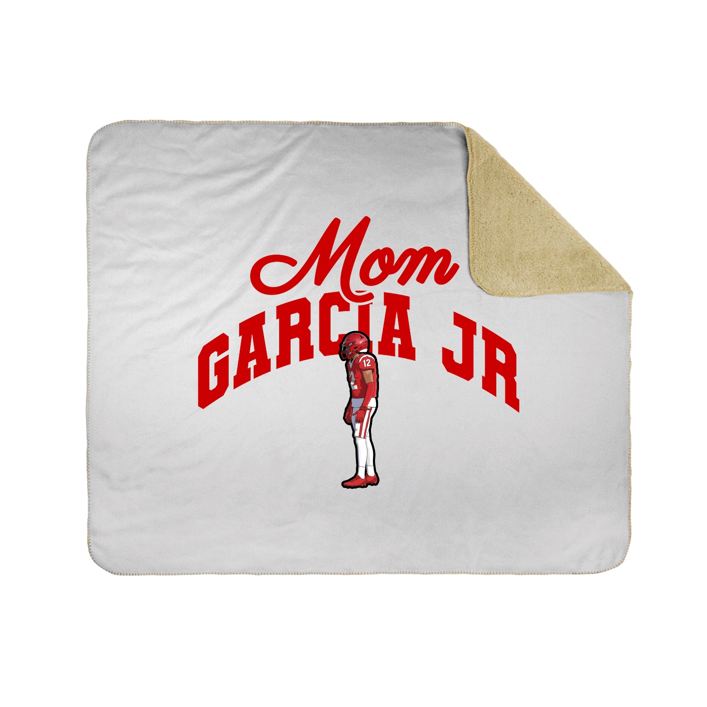 Throw Blanket — Mothers Day Arch in White