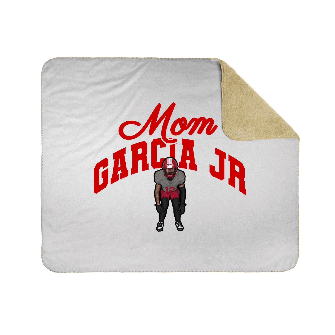 Throw Blanket — Mothers Day Arch in White