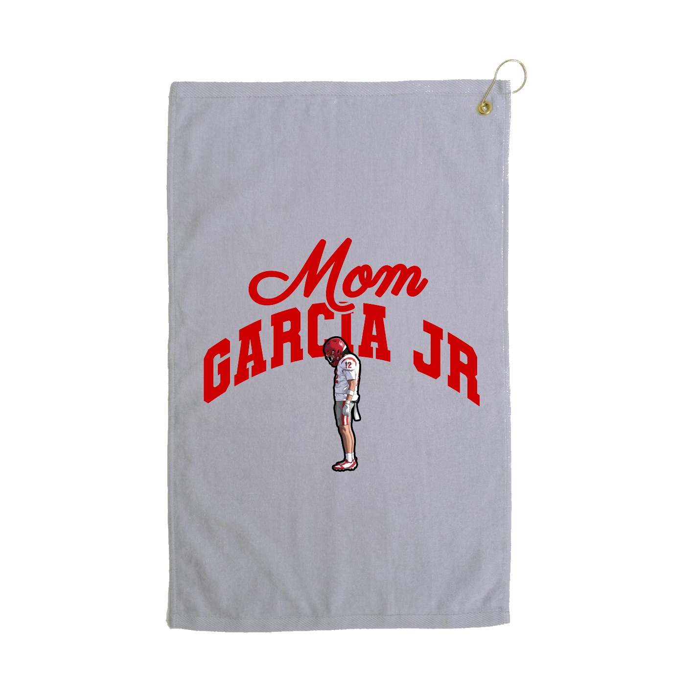 Golf Towel — Mothers Day Arch in Grey