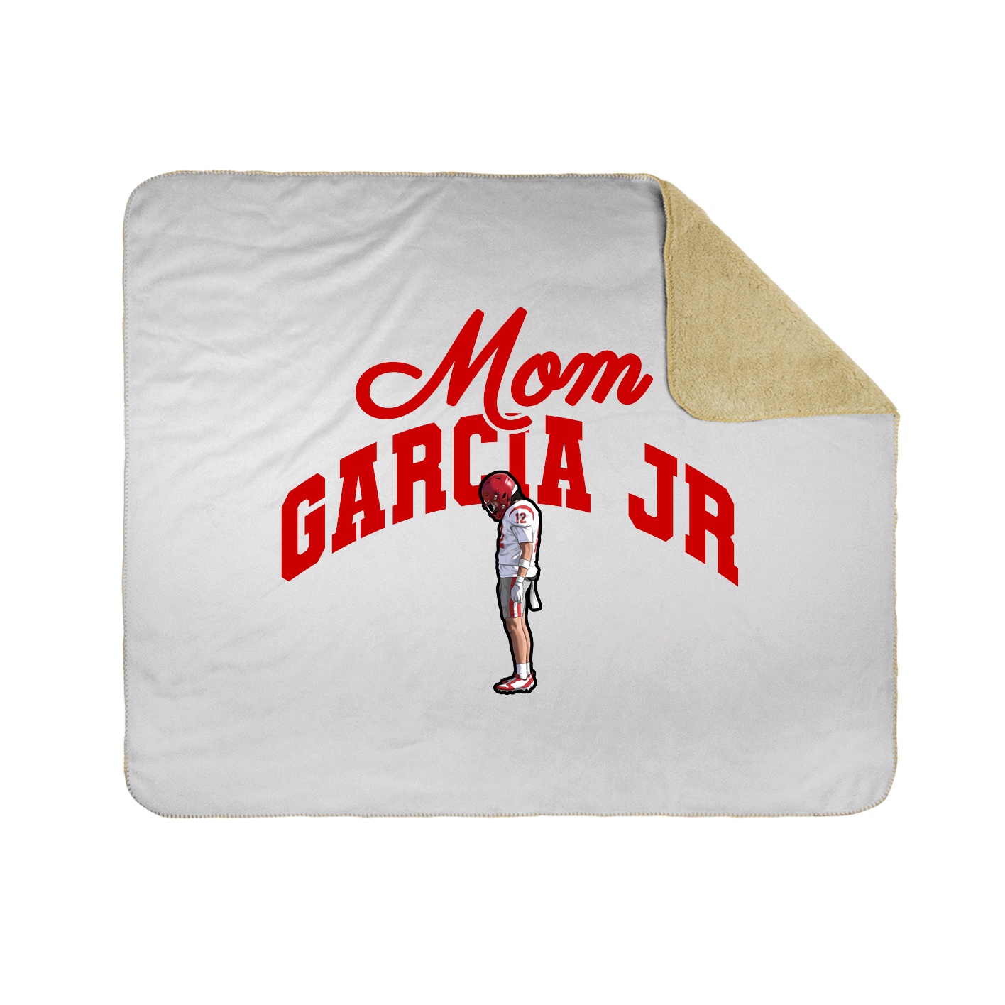 Throw Blanket — Mothers Day Arch in White