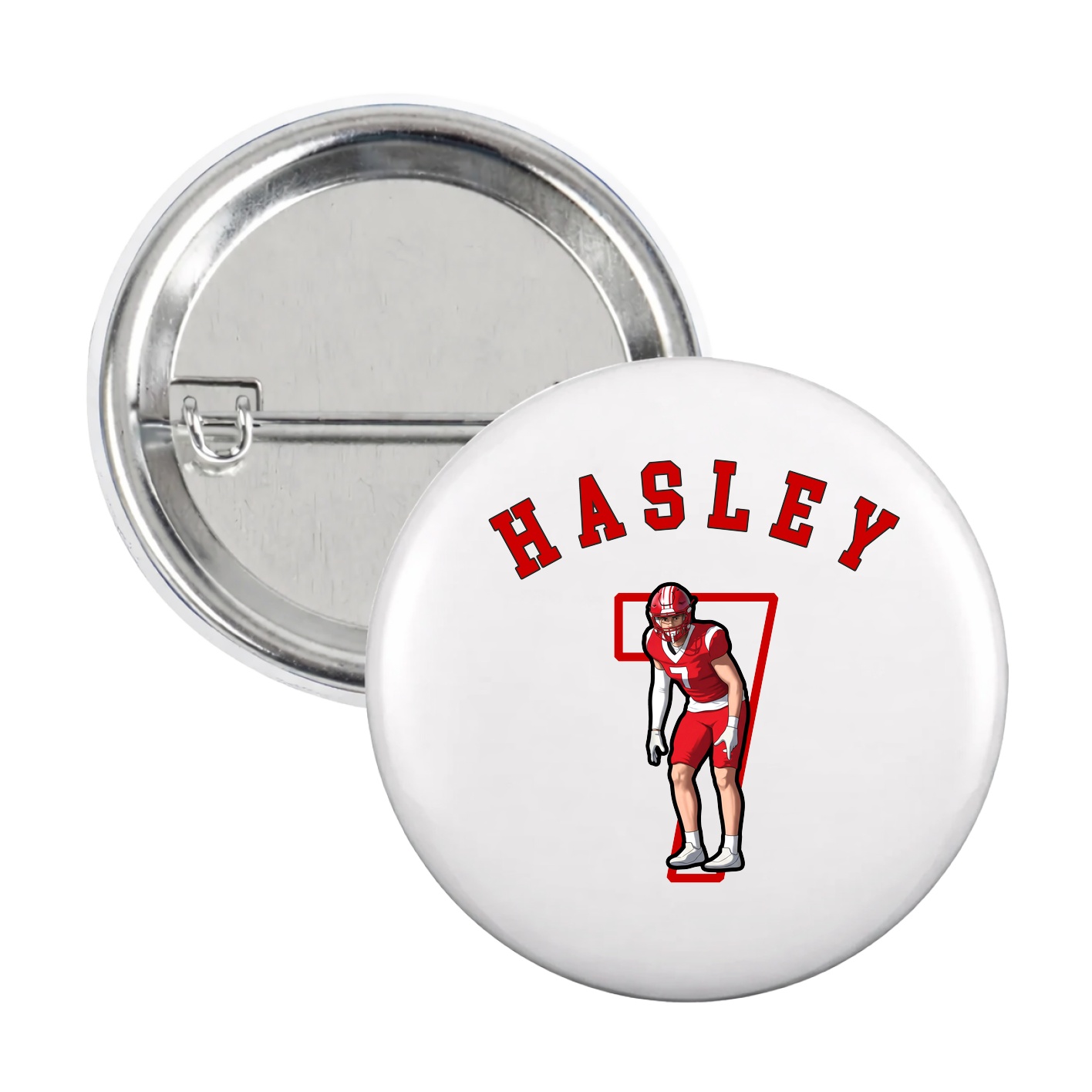 Game Day Button — Shirsey Arch in White