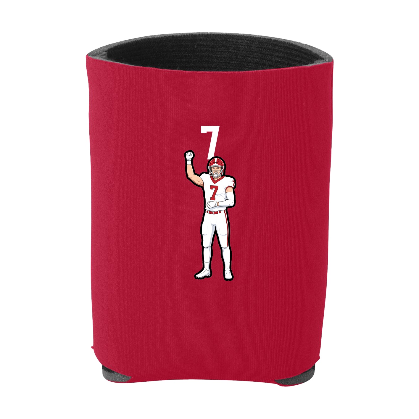 Can Holder — Number Top in Red