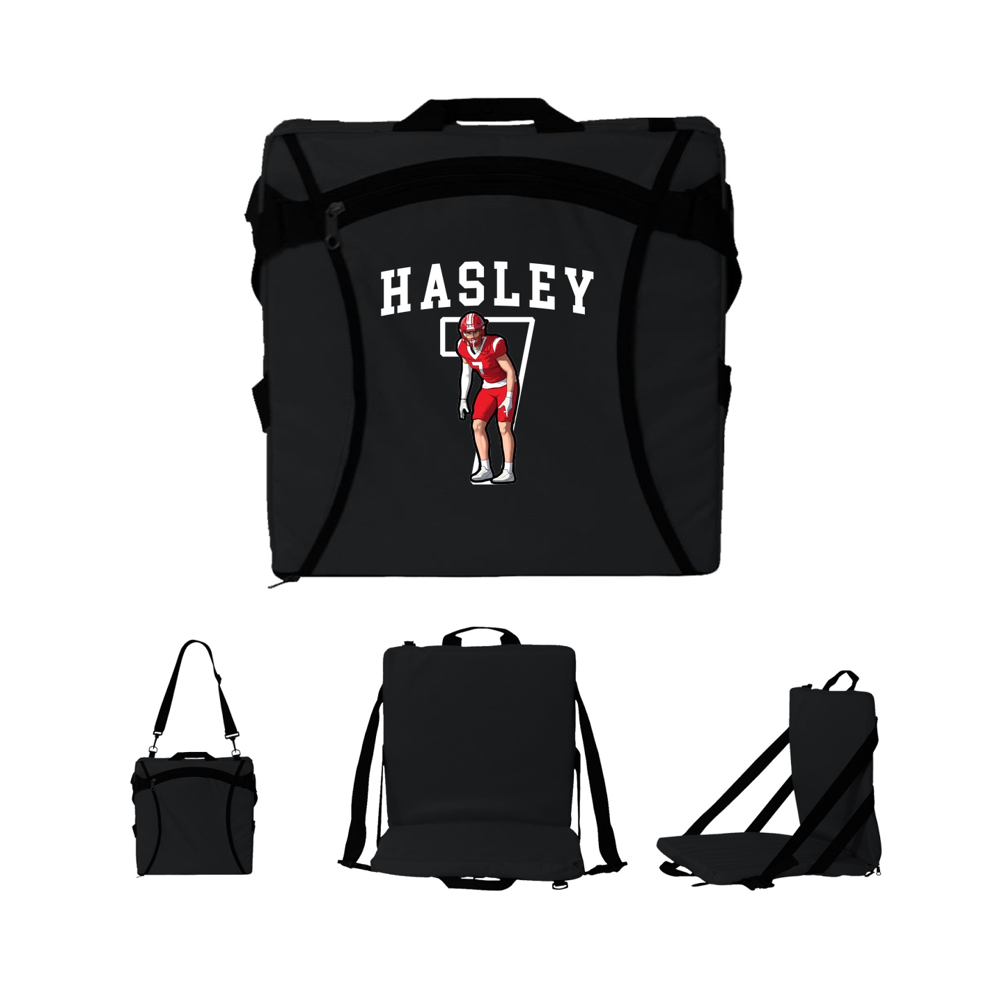 Folding Stadium Seat — Shirsey in Black