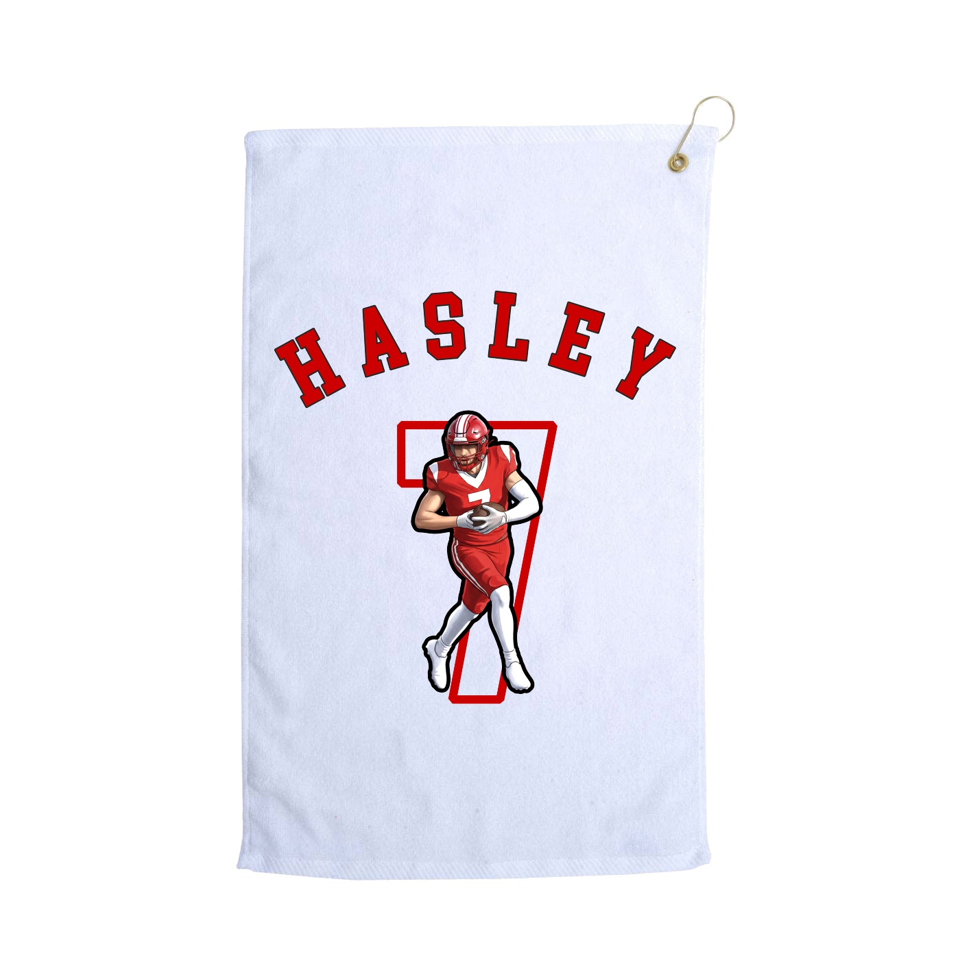 Golf Towel — Shirsey Arch in White