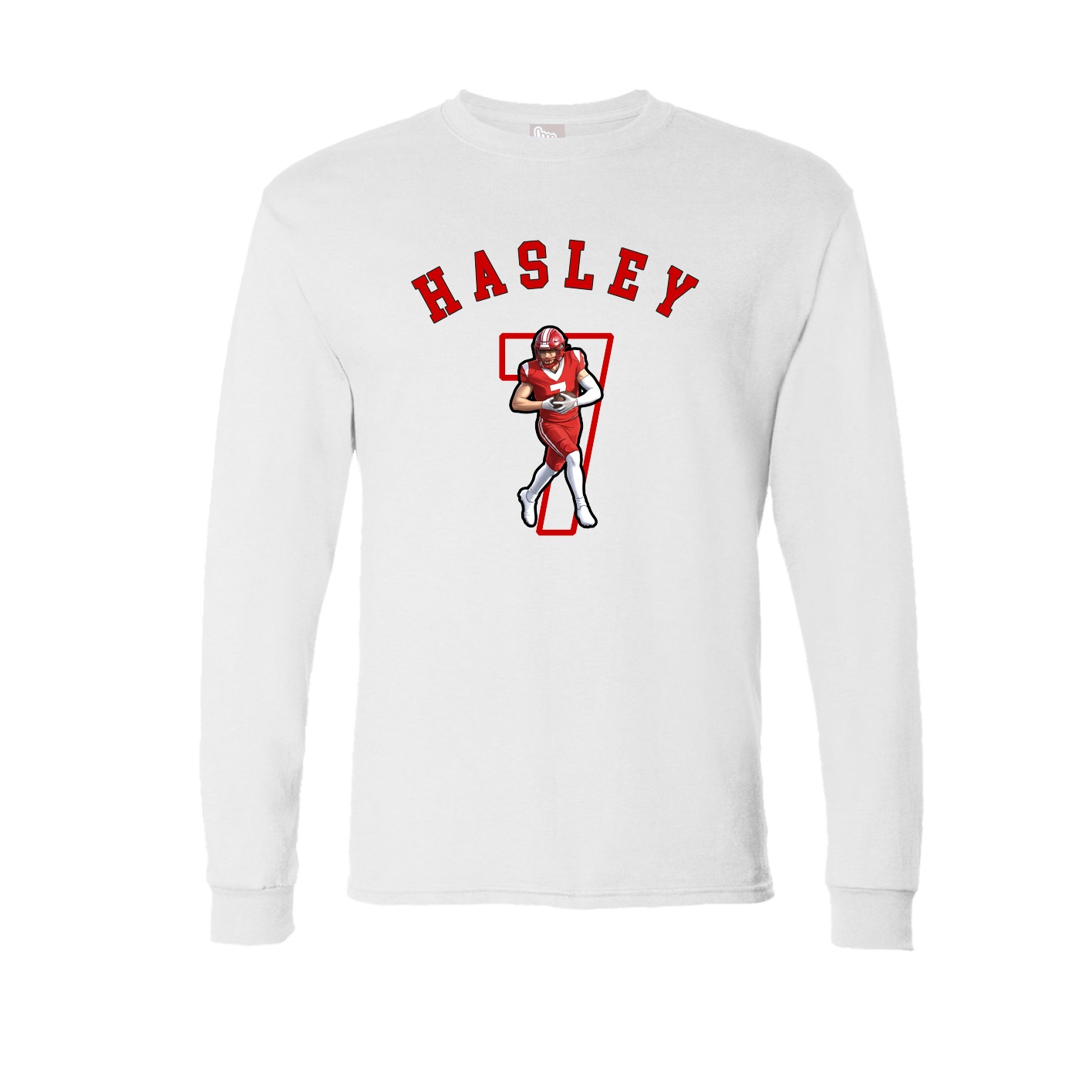 Long Sleeve Tee — Shirsey Arch in White