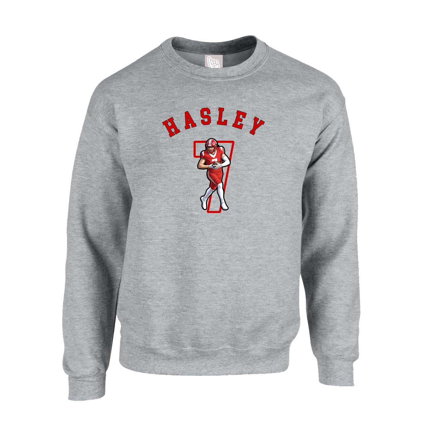 Fleece Crew — Shirsey Arch in Grey