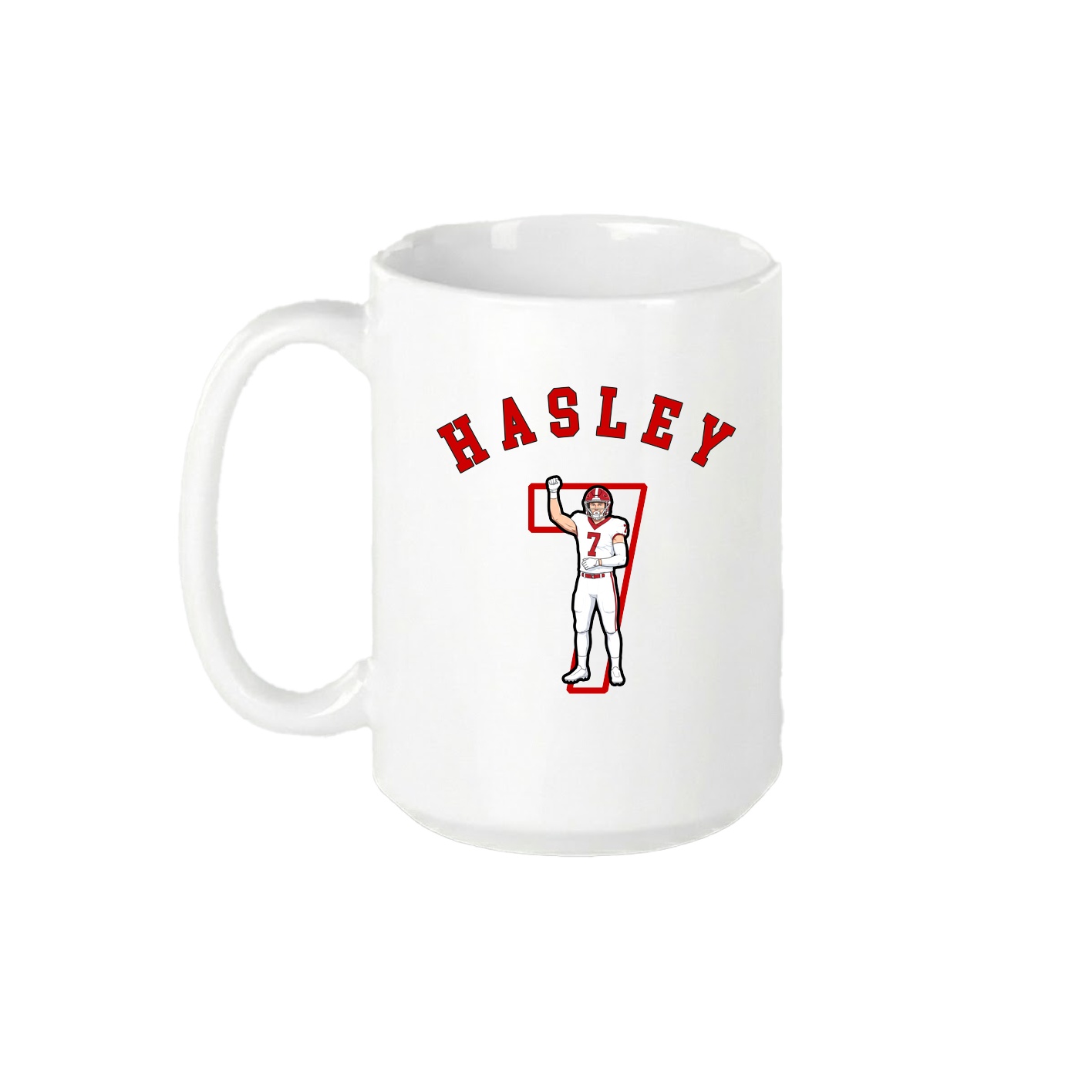 15oz Coffee Mug — Shirsey Arch in White