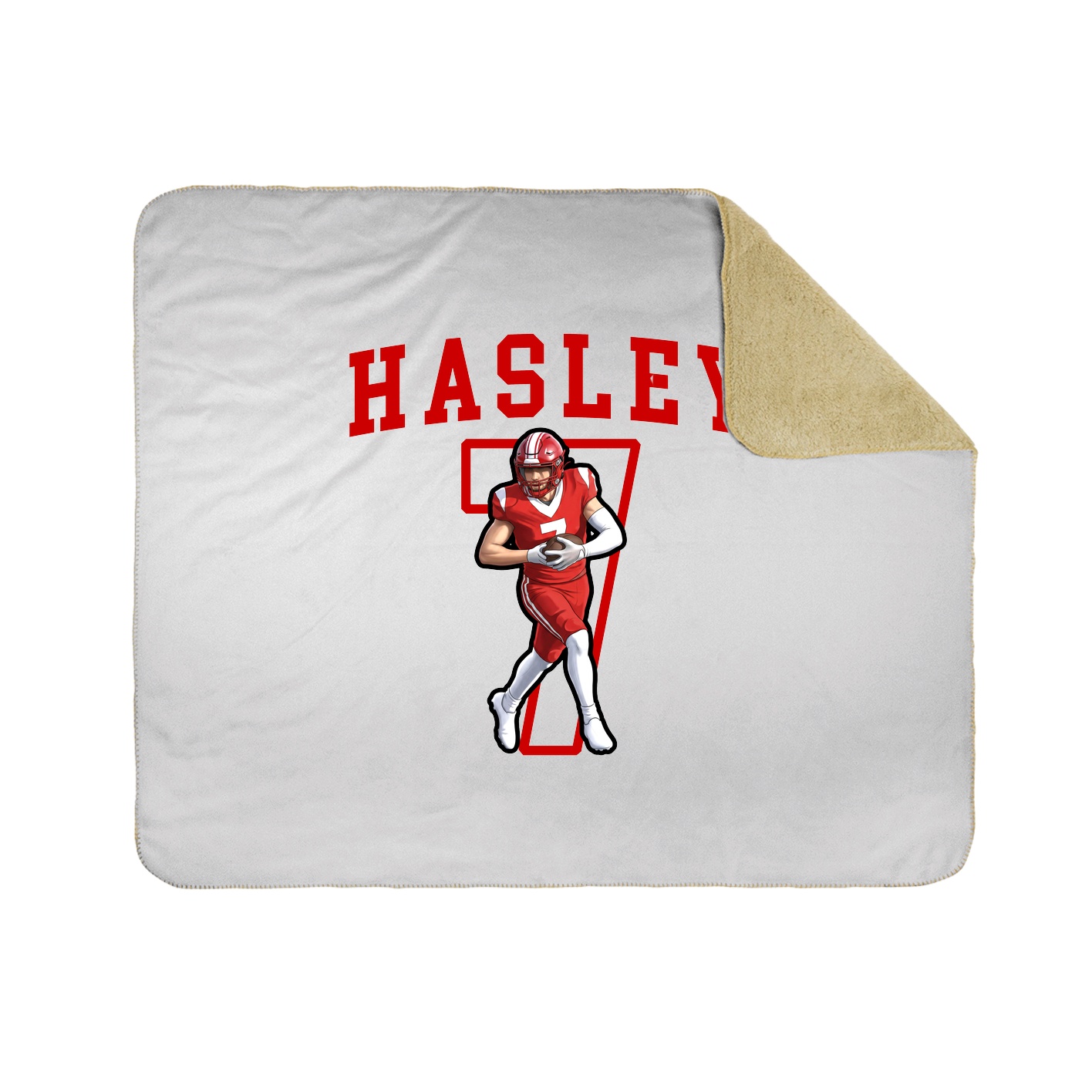 Throw Blanket — Shirsey in White