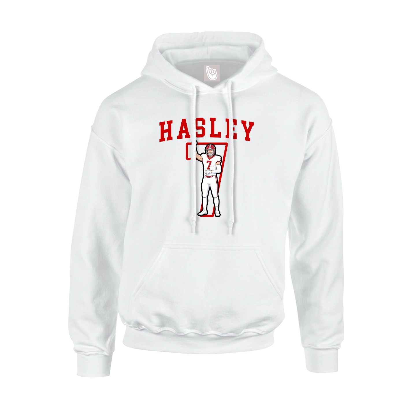 Youth Hoodie — Shirsey in White