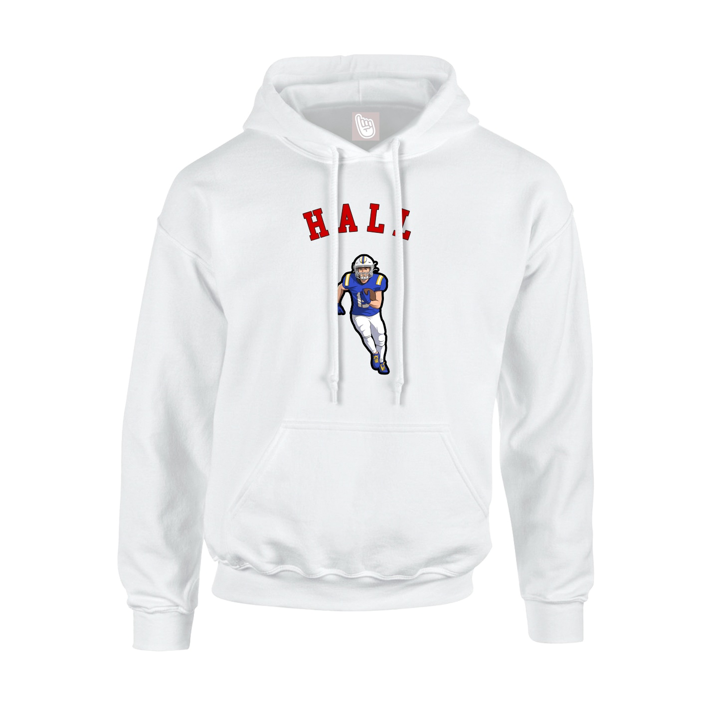 Youth Hoodie — Shirsey Arch in White