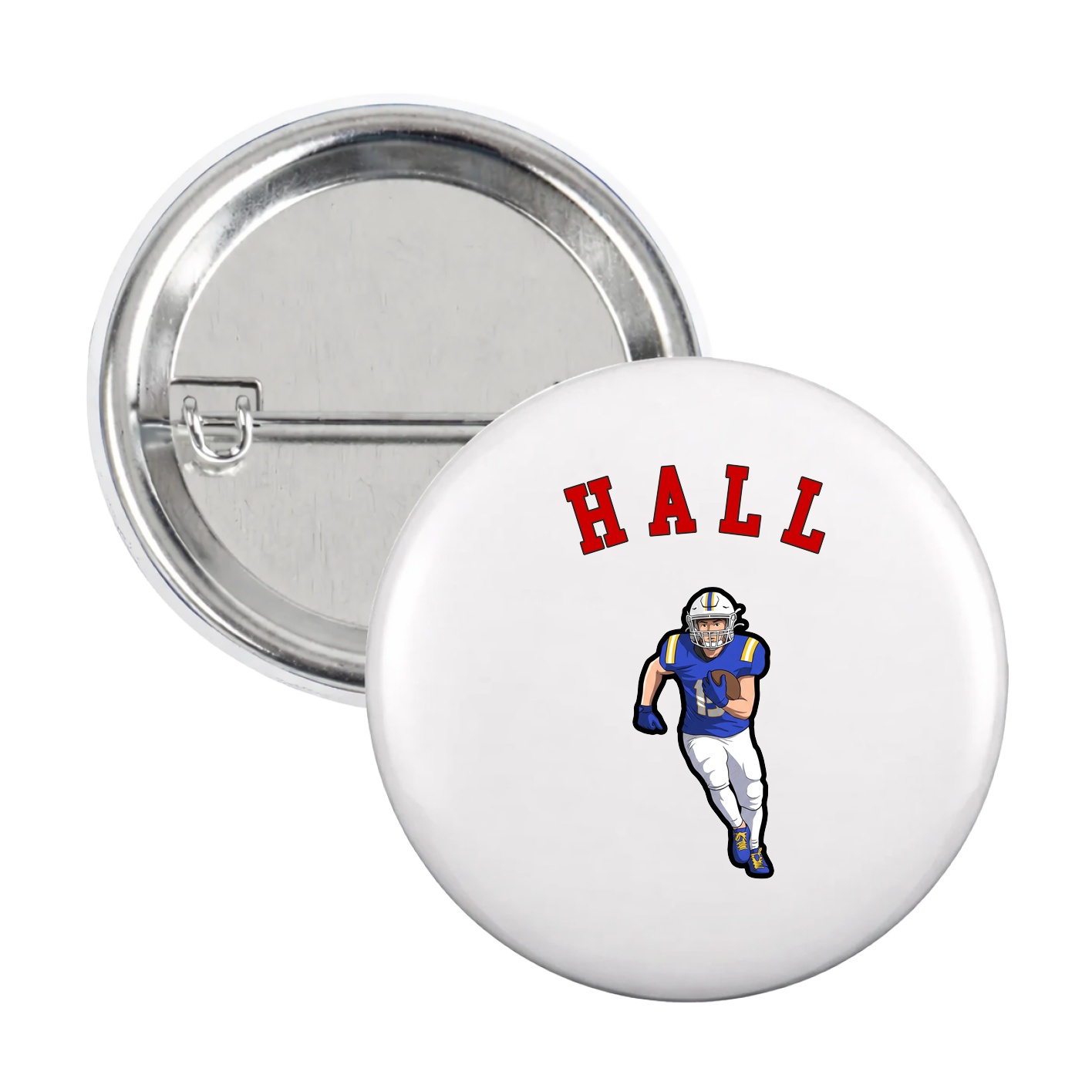 Game Day Button — Shirsey Arch in White