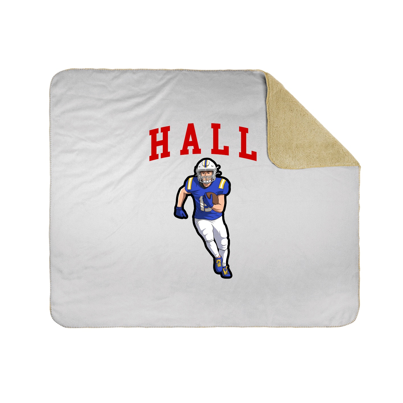 50x60 Sherpa Lined Throw Blanket