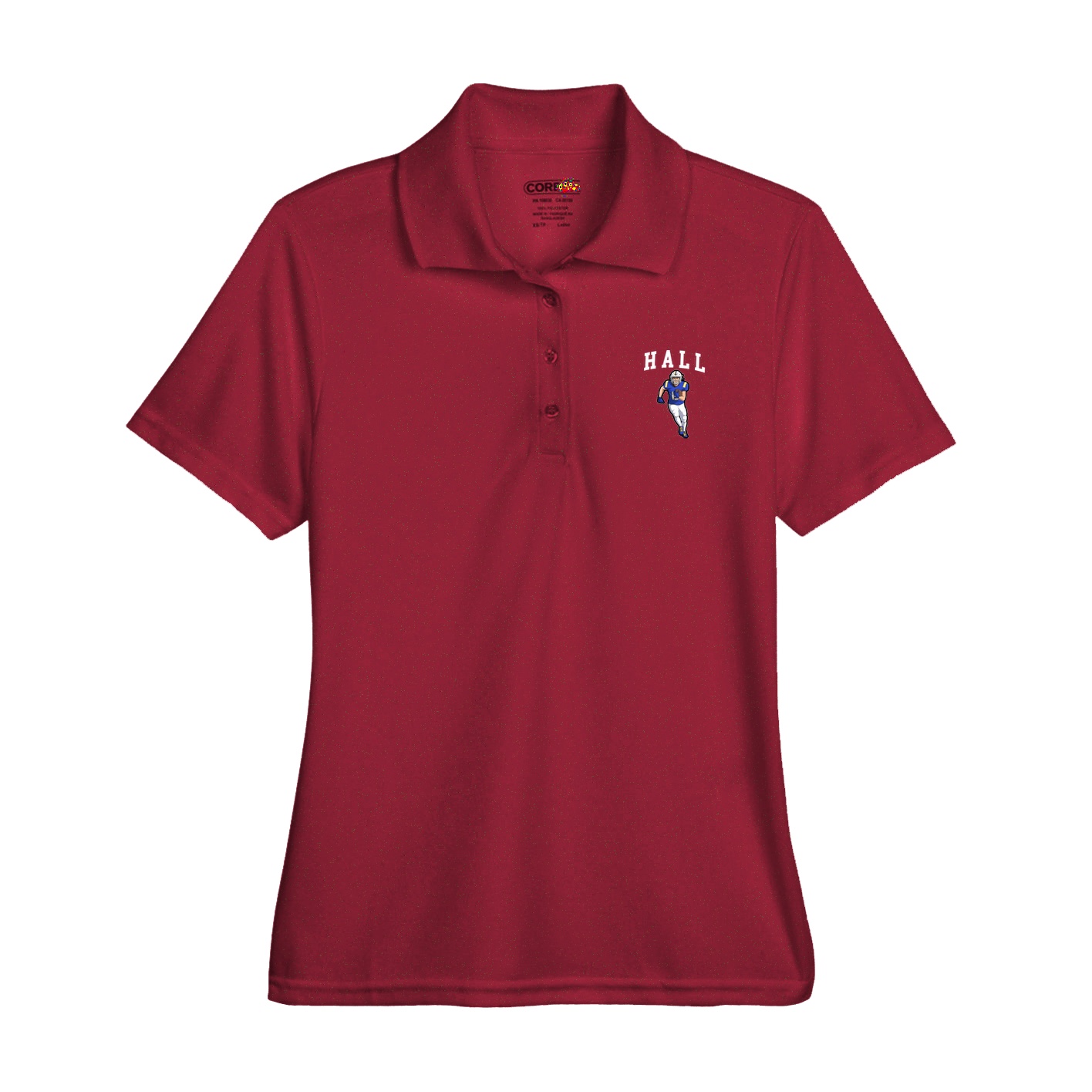 Womens Performance Polo — Shirsey in Red