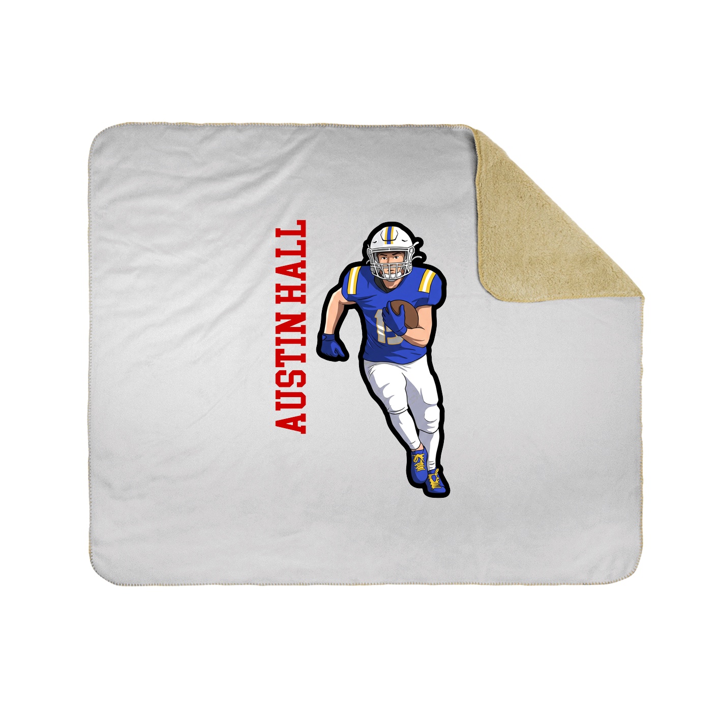 50x60 Sherpa Lined Throw Blanket