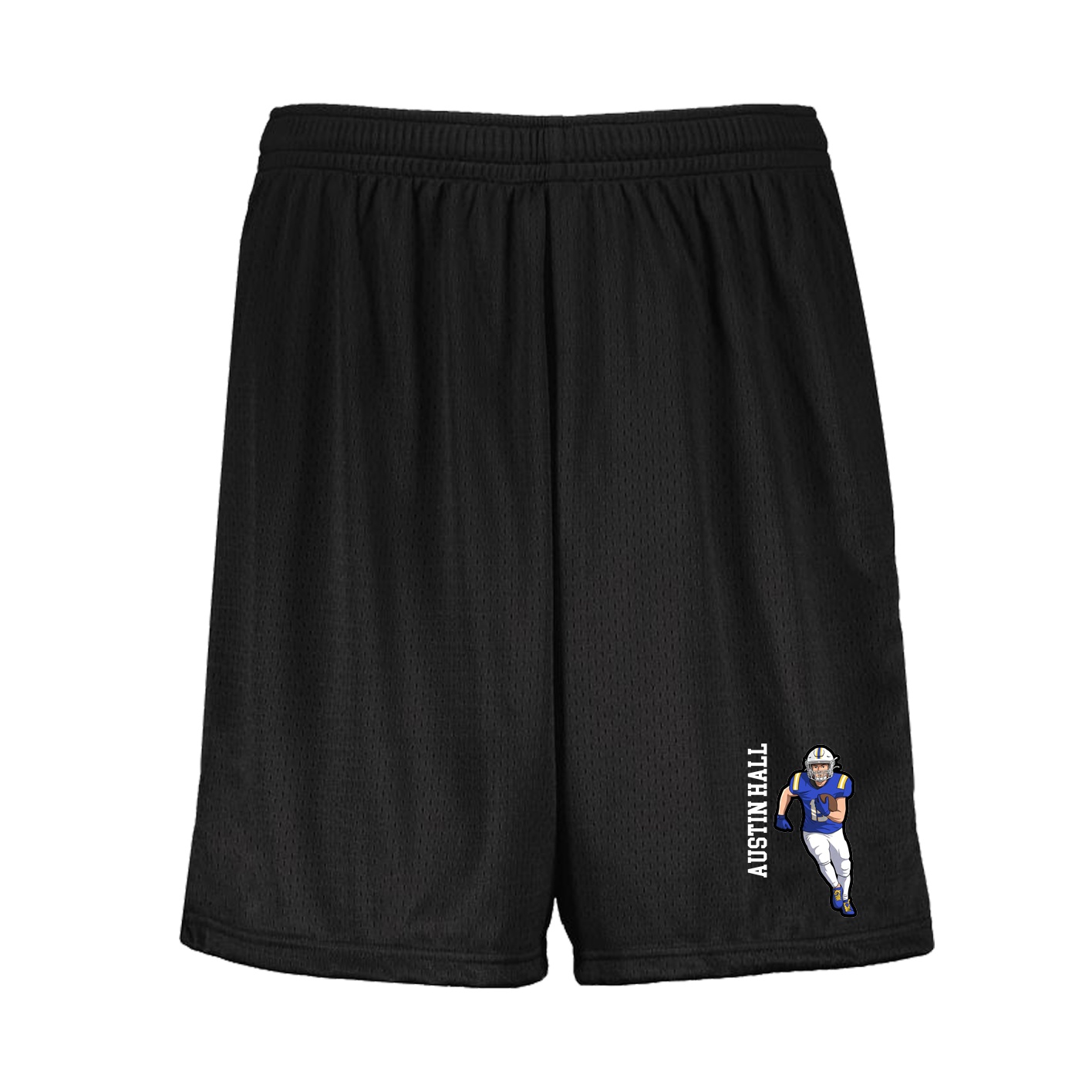 Shorts — Name Vertical in Black