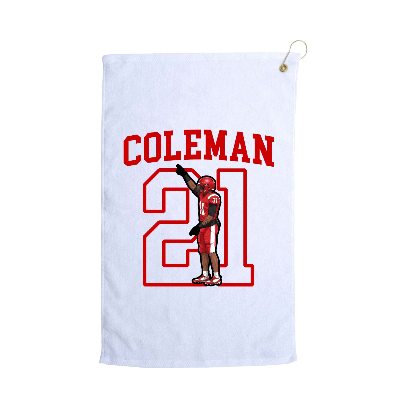 Golf Towel — Shirsey in White