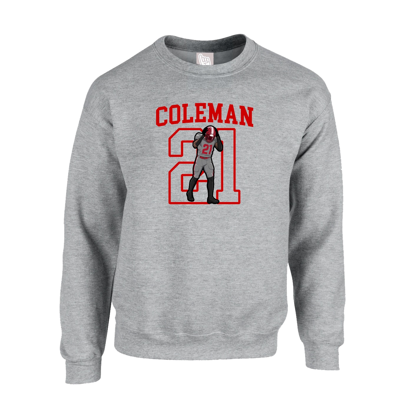 Fleece Crew — Shirsey in Grey