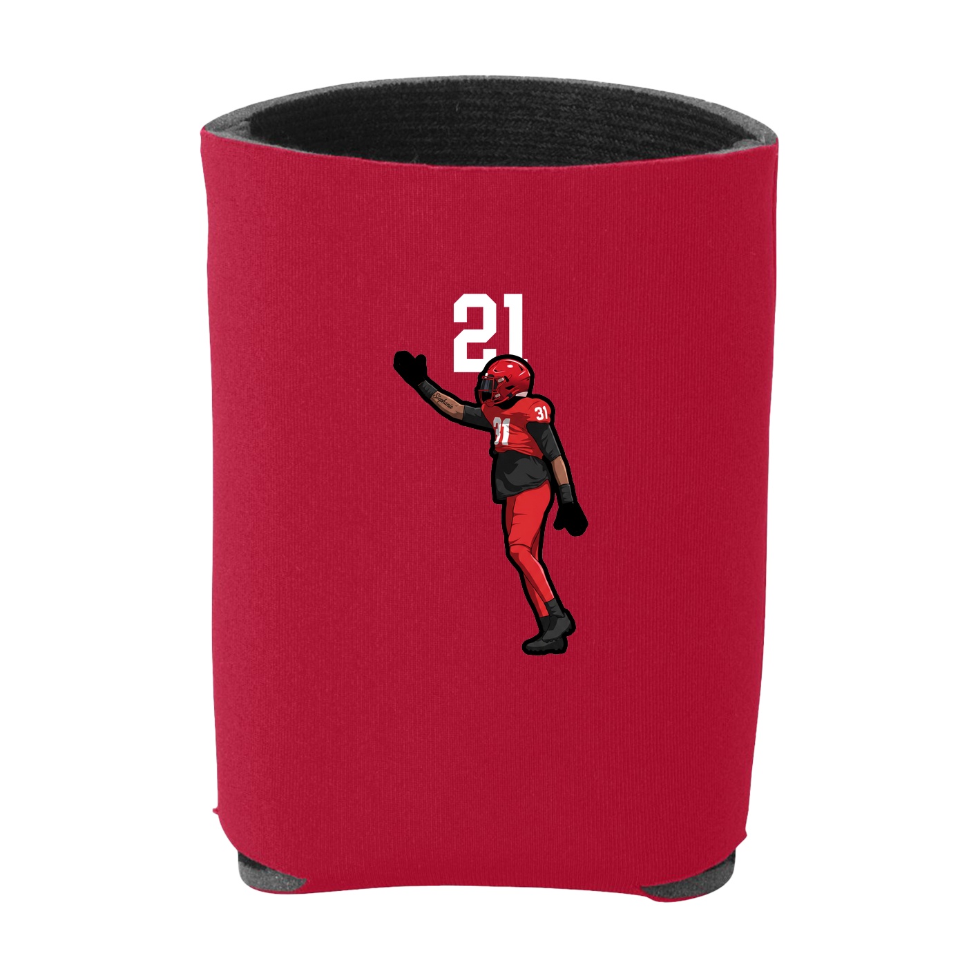 Can Holder — Number Top in Red