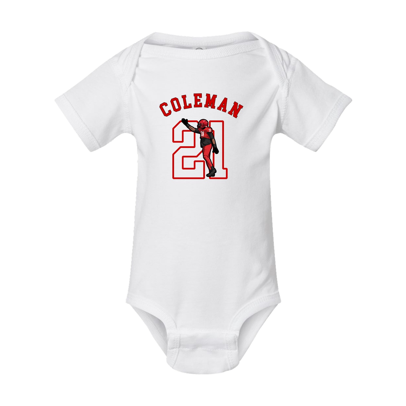 Baby Onesie — Shirsey Arch in White