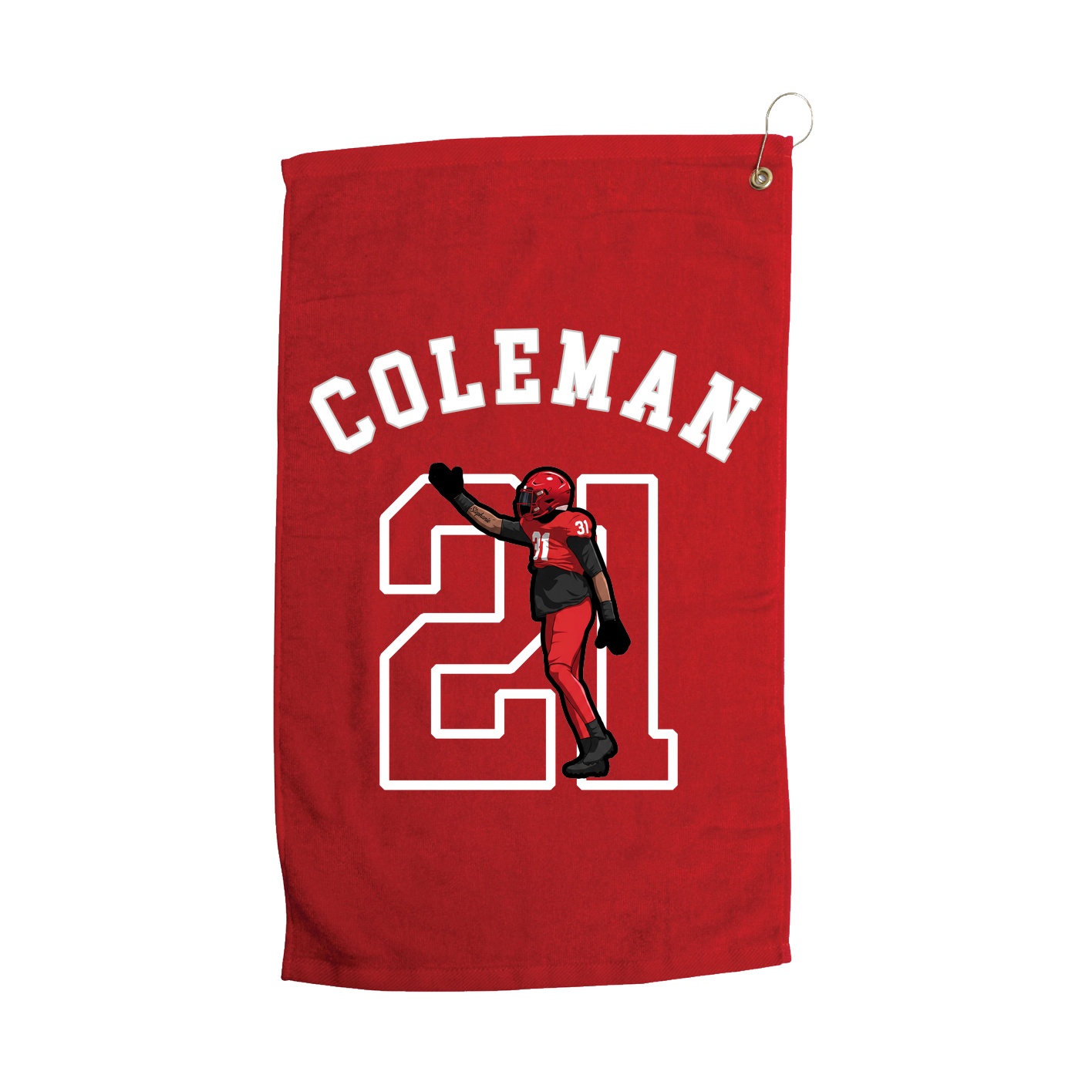 Golf Towel — Shirsey Arch in Red