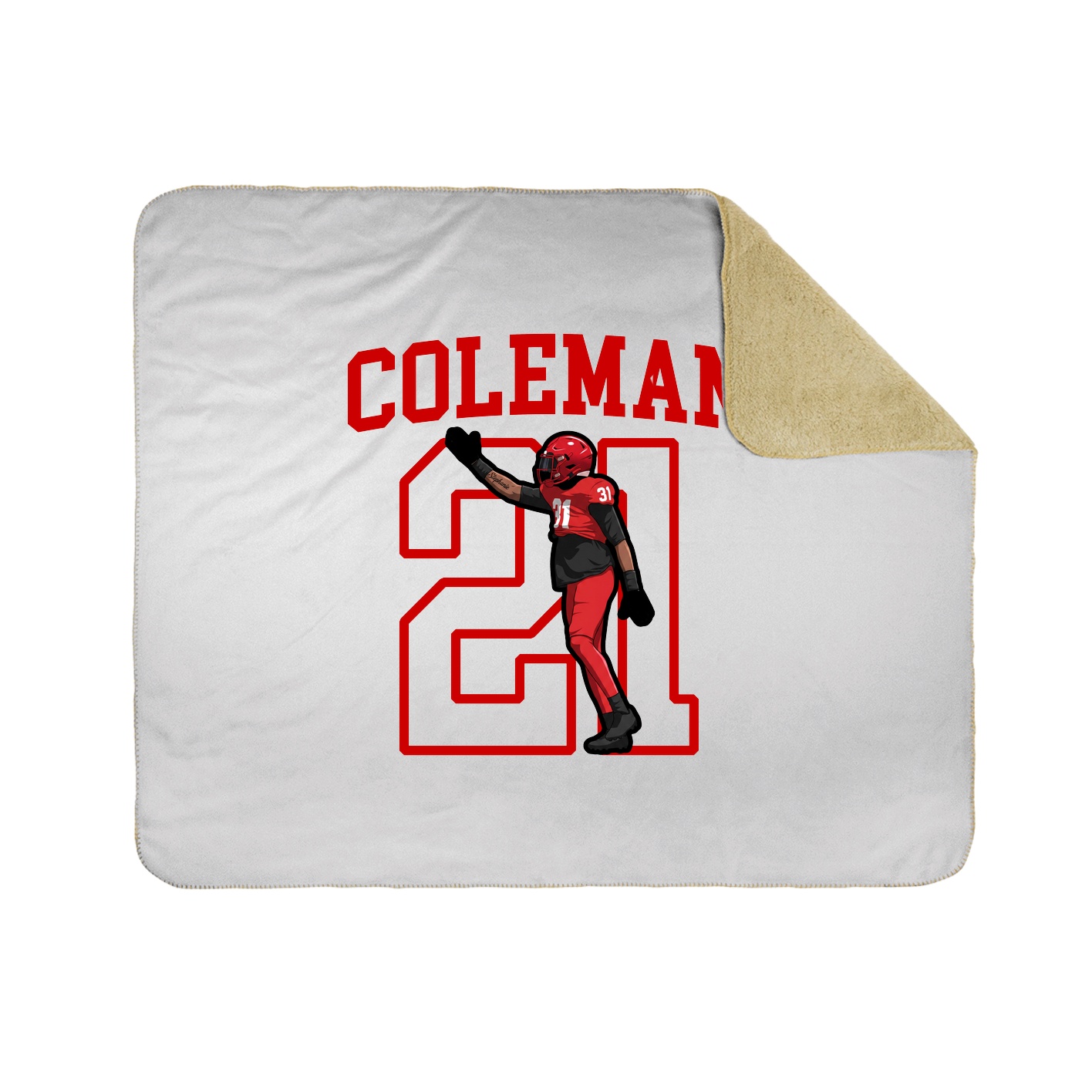 Throw Blanket — Shirsey in White