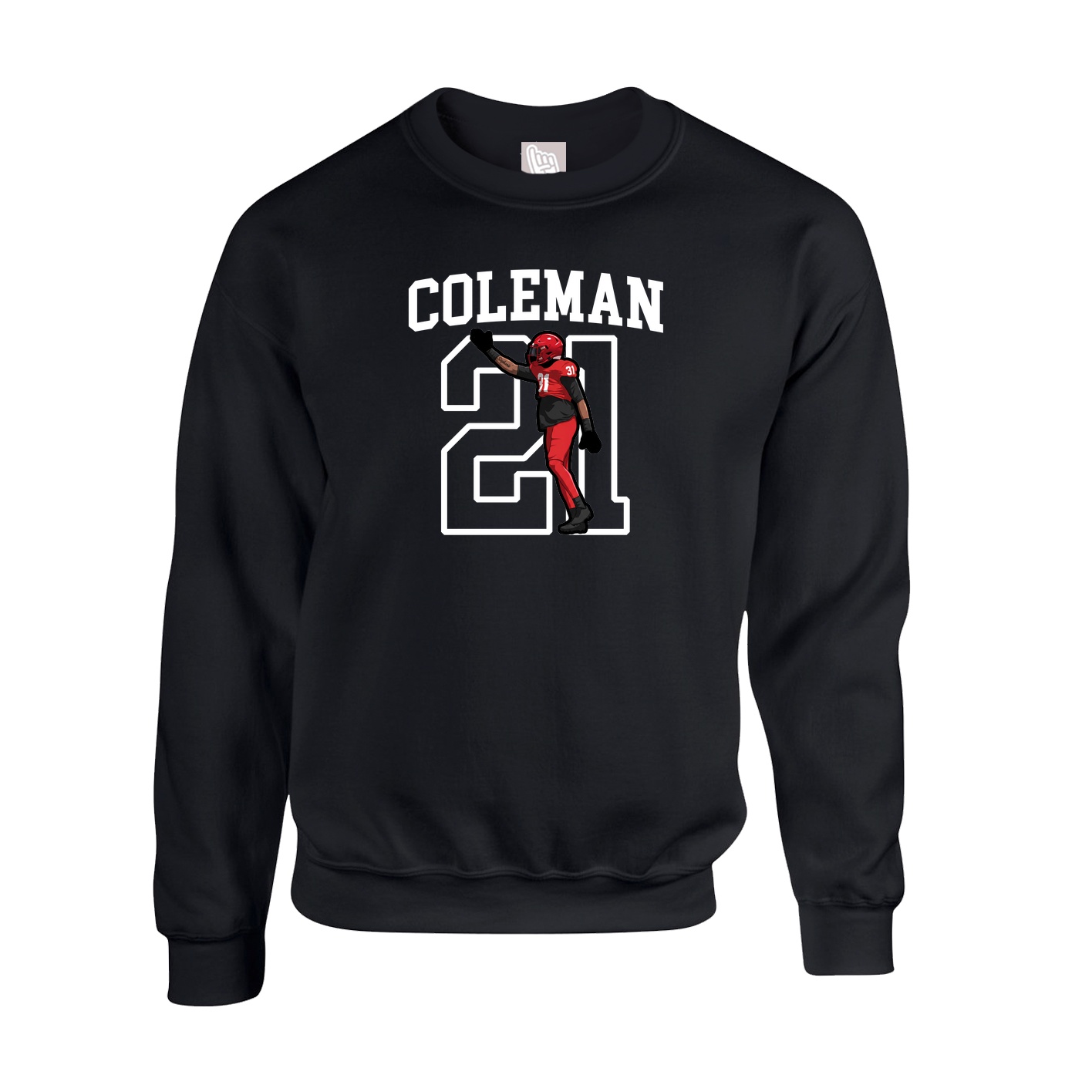 Fleece Crew — Shirsey in Black