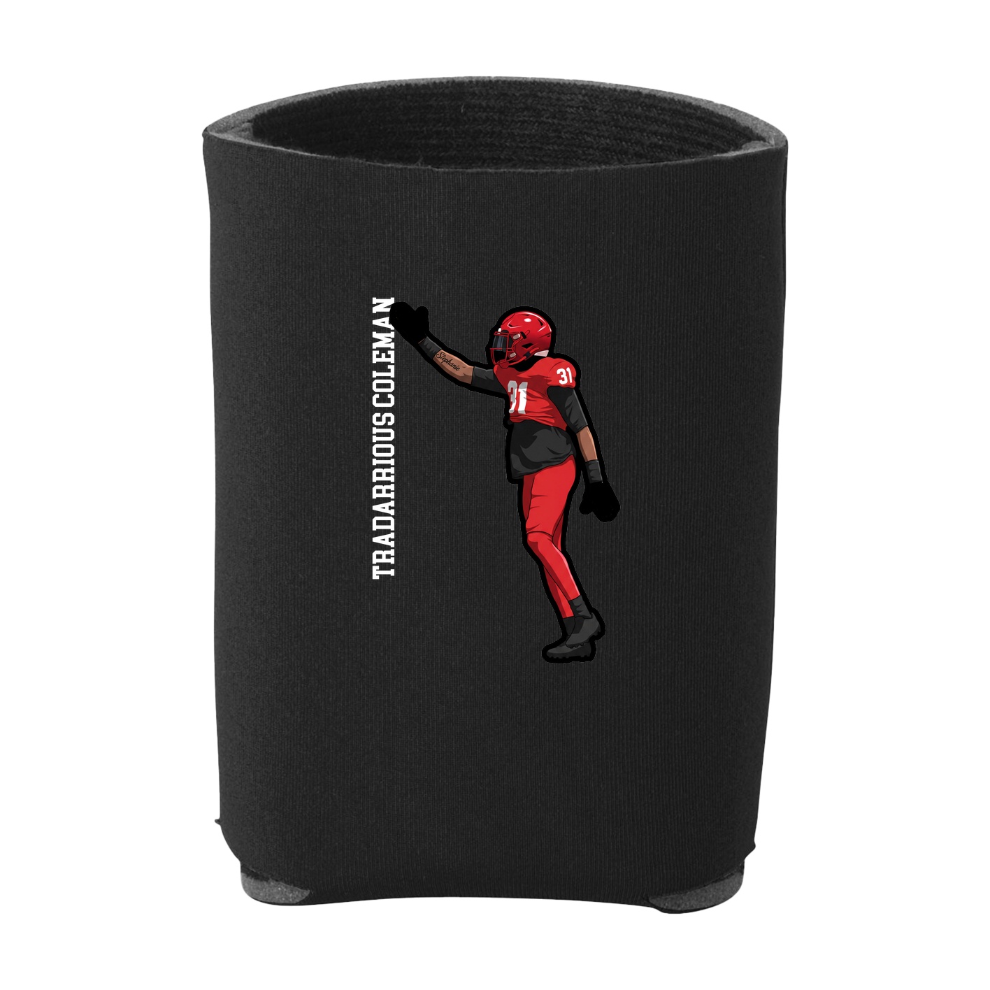 Can Holder — Name Vertical in Black