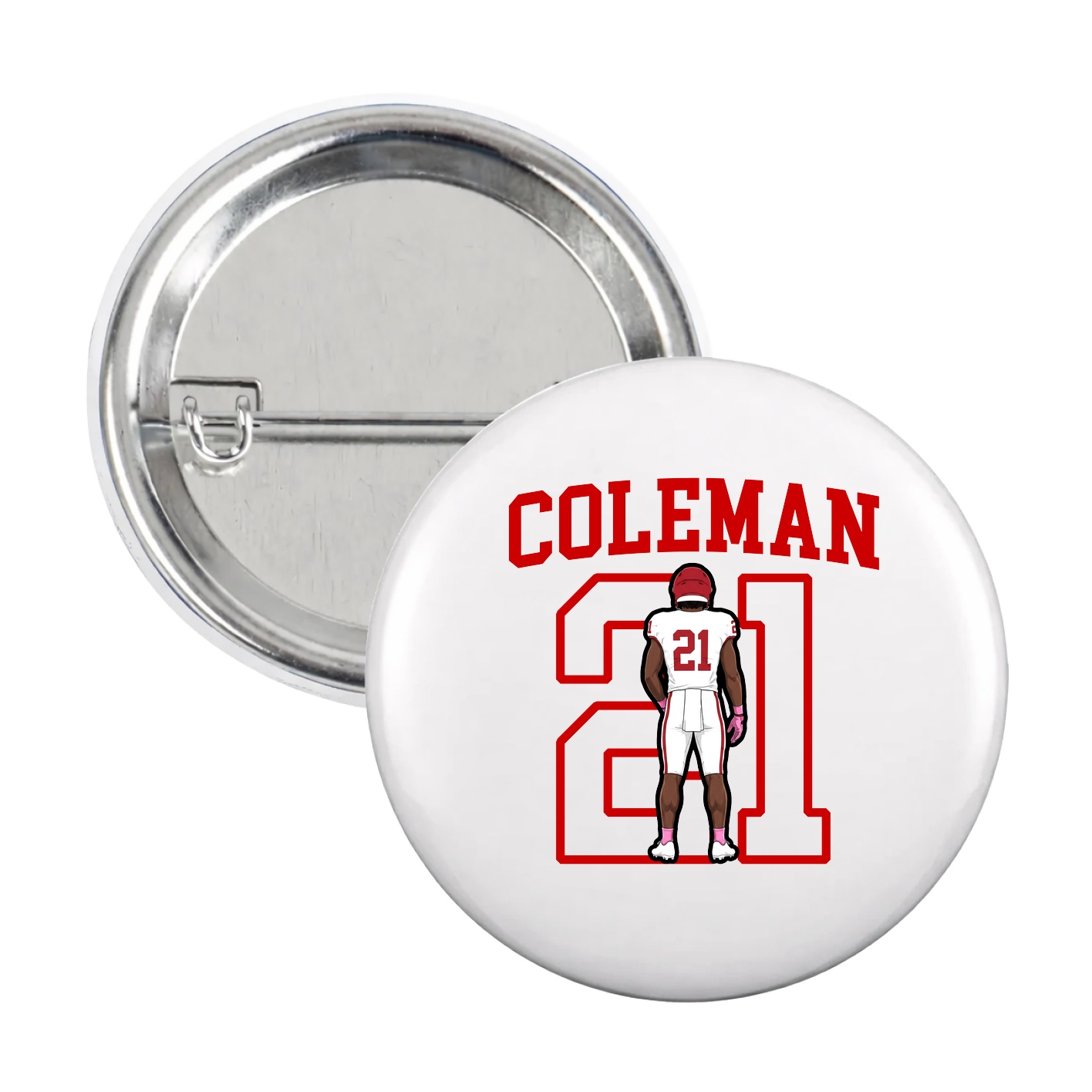 Game Day Button — Shirsey in White