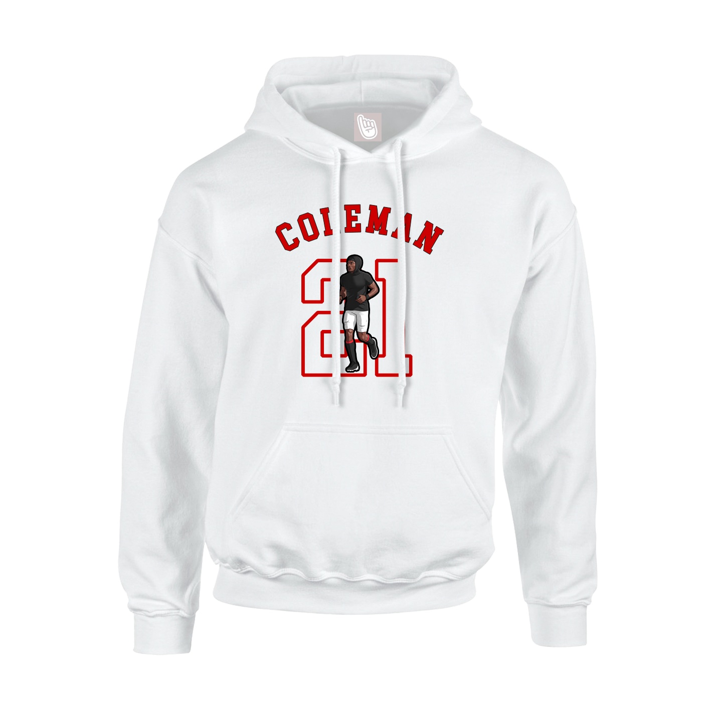 Hoodie — Shirsey Arch in White