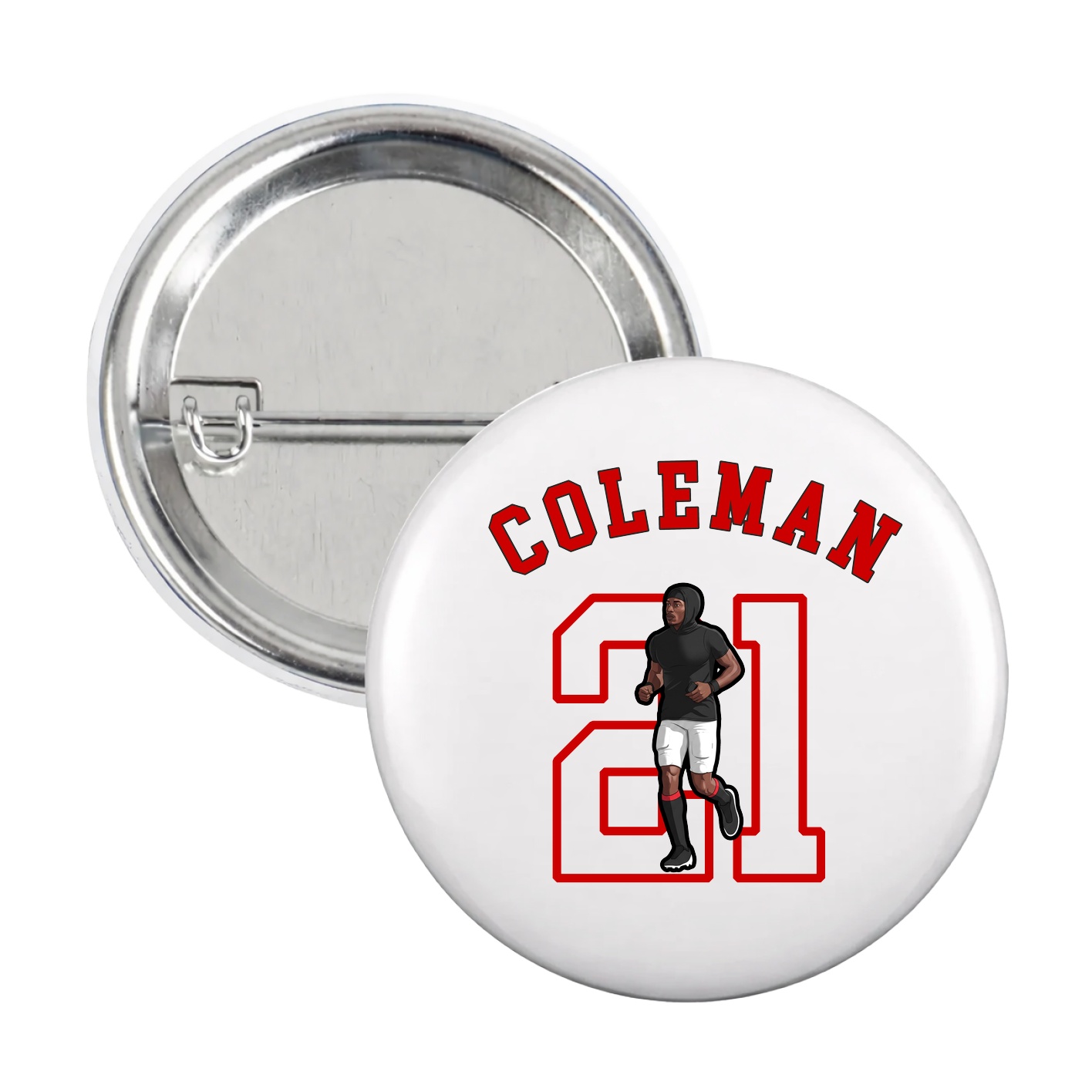 Game Day Button — Shirsey Arch in White