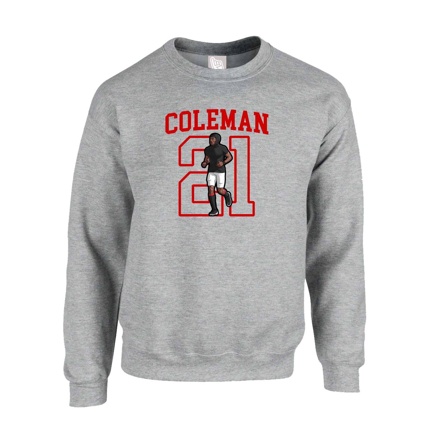 Fleece Crew — Shirsey in Grey