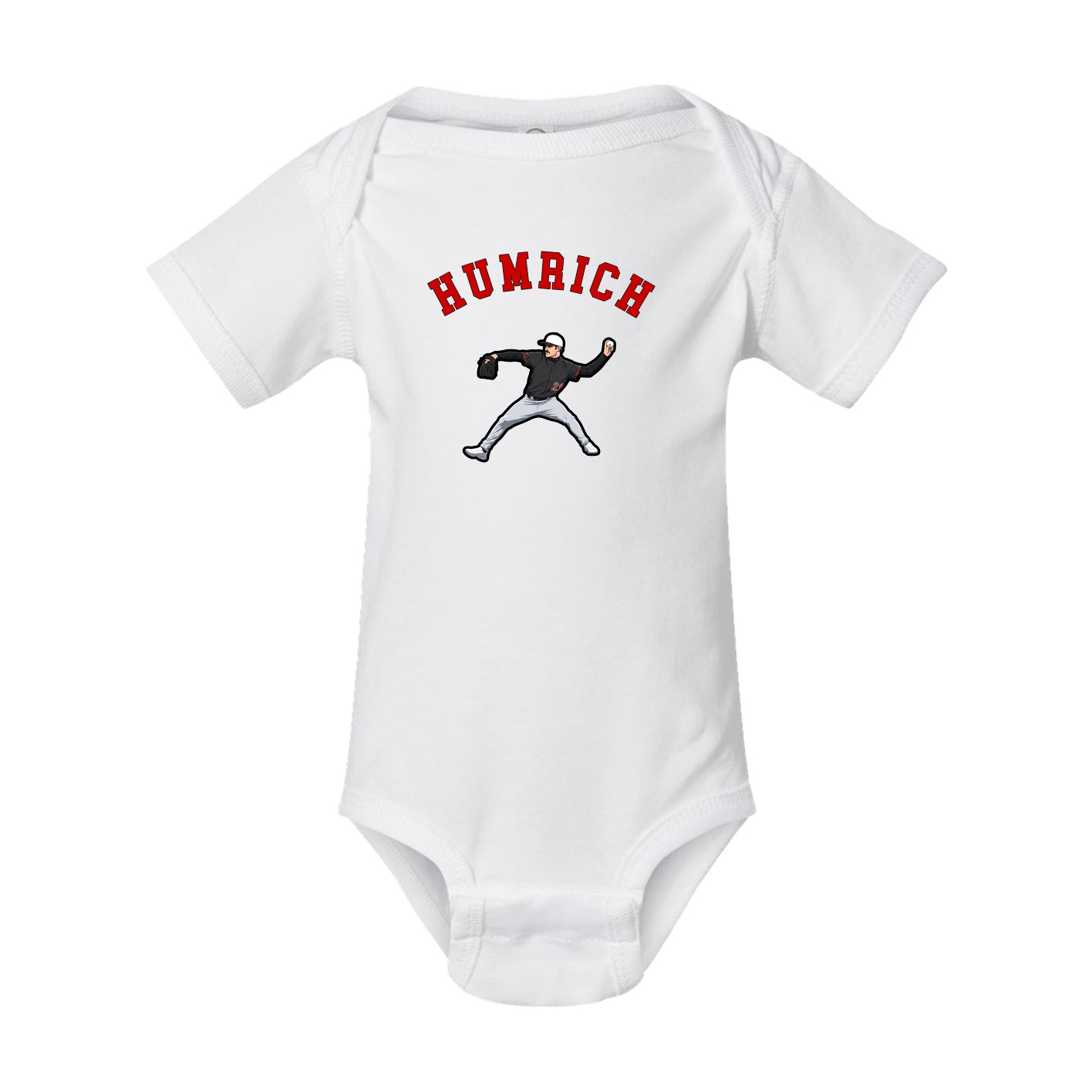 Baby Onesie — Shirsey Arch in White