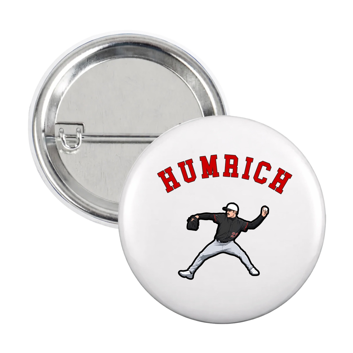 Game Day Button — Shirsey Arch in White