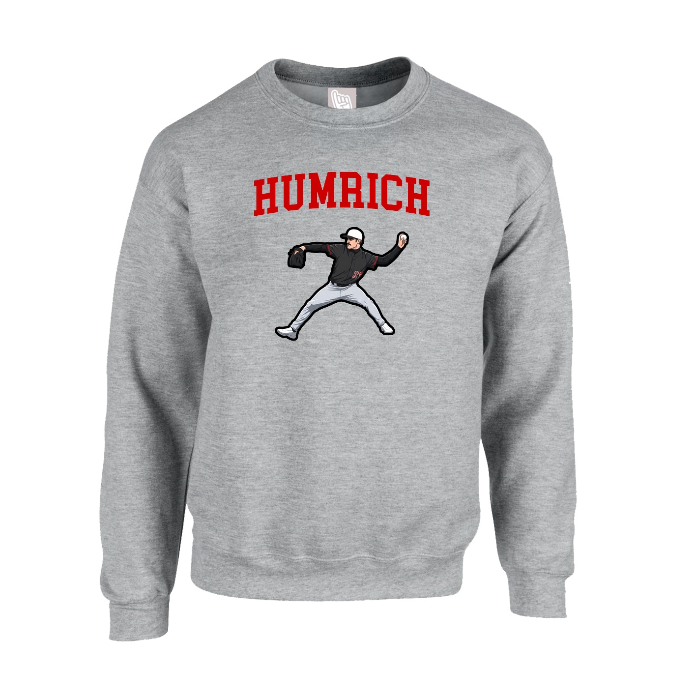 Fleece Crew — Shirsey in Grey