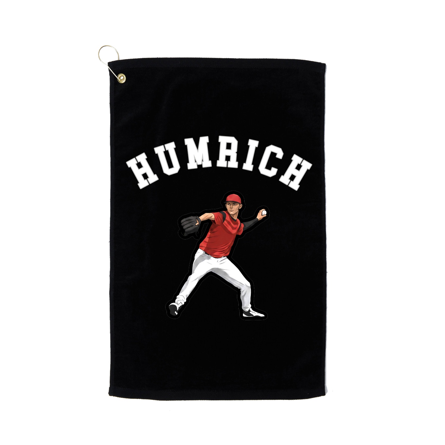 Golf Towel — Shirsey Arch in Black