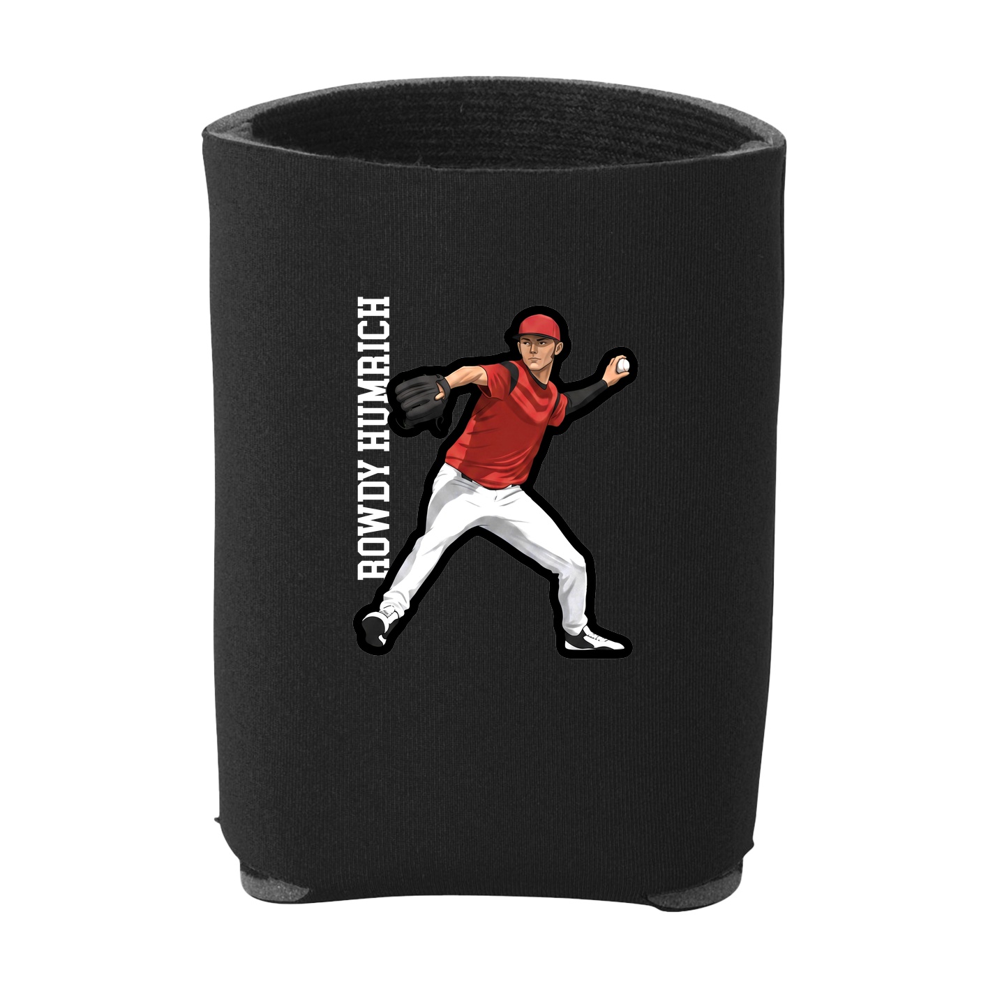 Can Holder — Name Vertical in Black