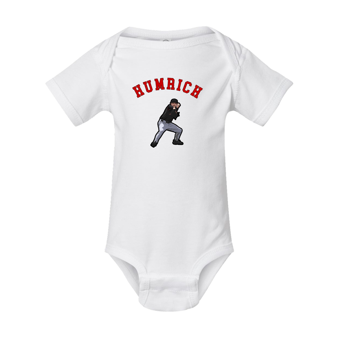 Baby Onesie — Shirsey Arch in White